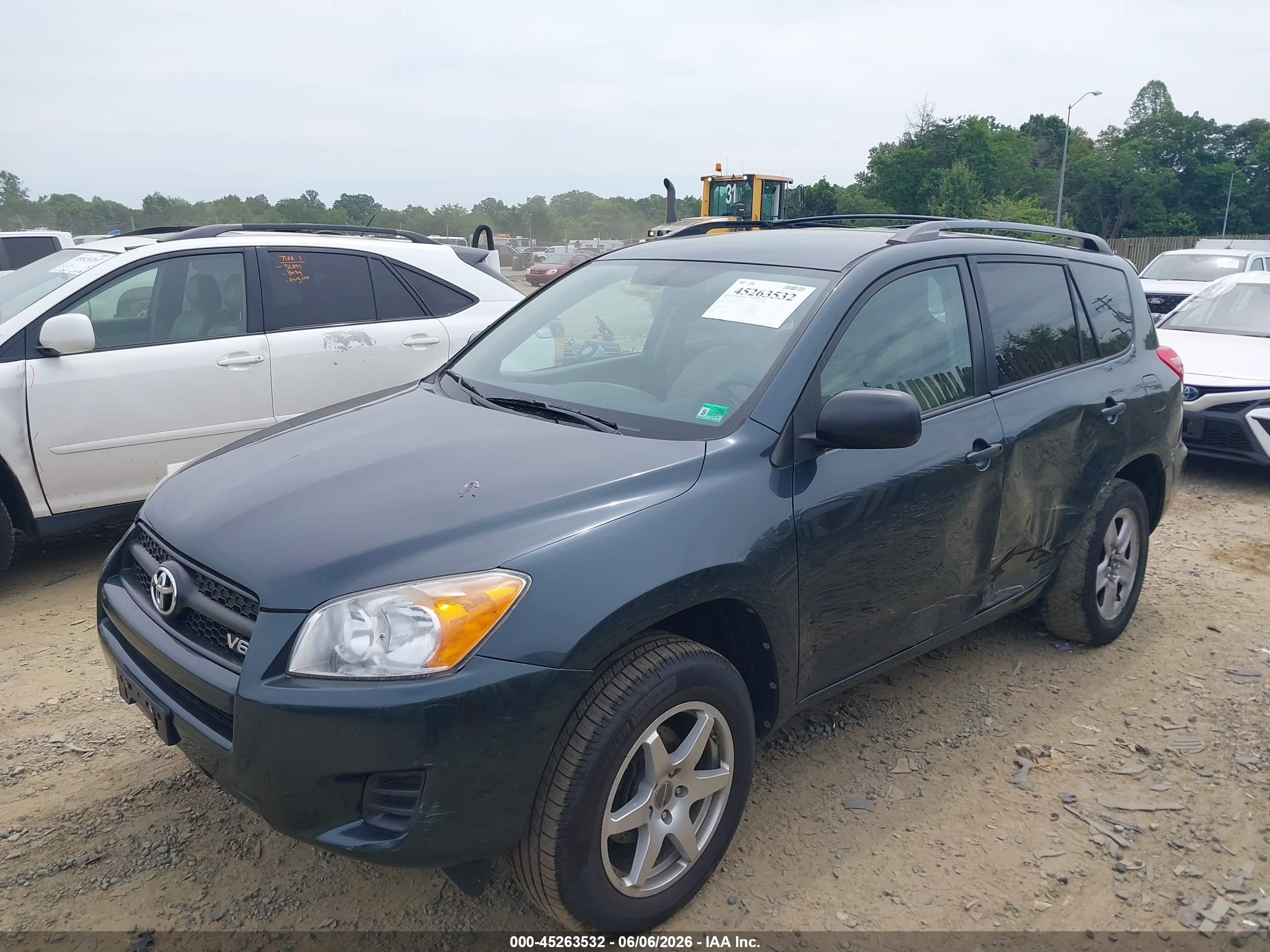 2010 Toyota Rav4 Base V6 Green vin: 2T3BK4DV4AW018434
