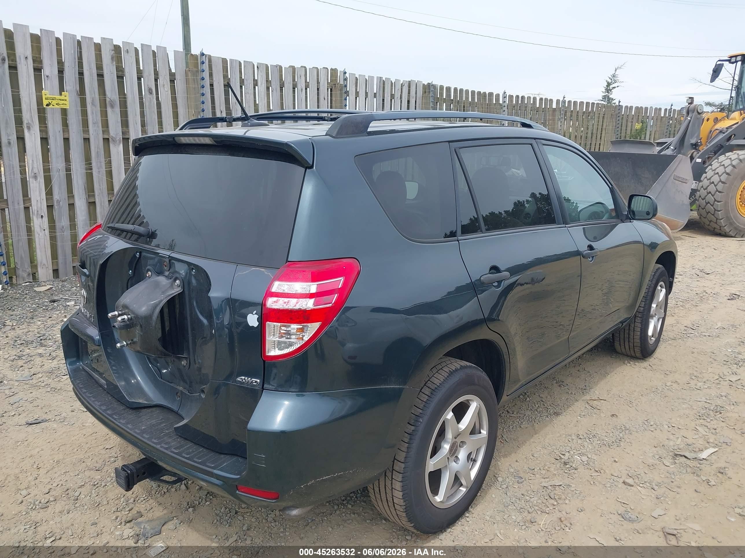 2010 Toyota Rav4 Base V6 Green vin: 2T3BK4DV4AW018434
