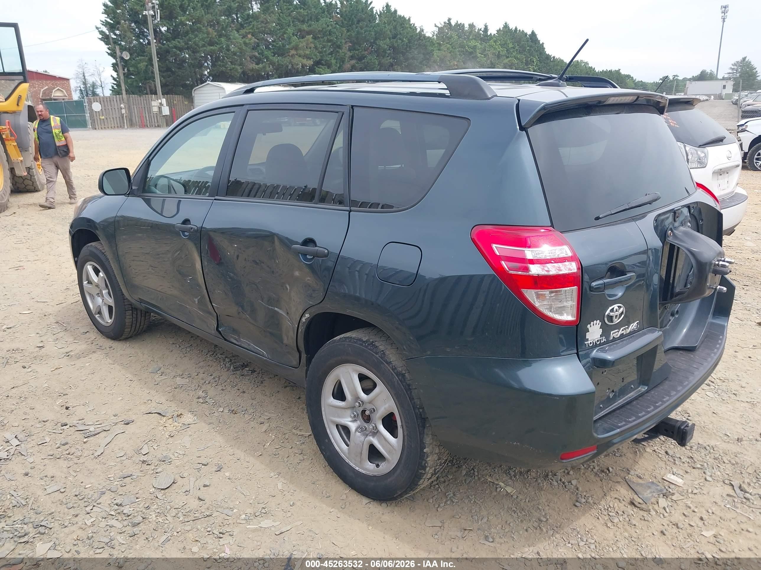 2010 Toyota Rav4 Base V6 Green vin: 2T3BK4DV4AW018434