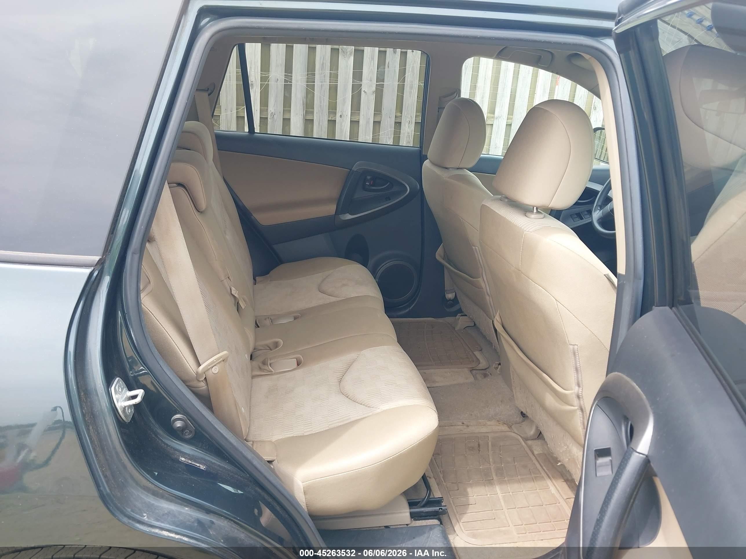 2010 Toyota Rav4 Base V6 Green vin: 2T3BK4DV4AW018434