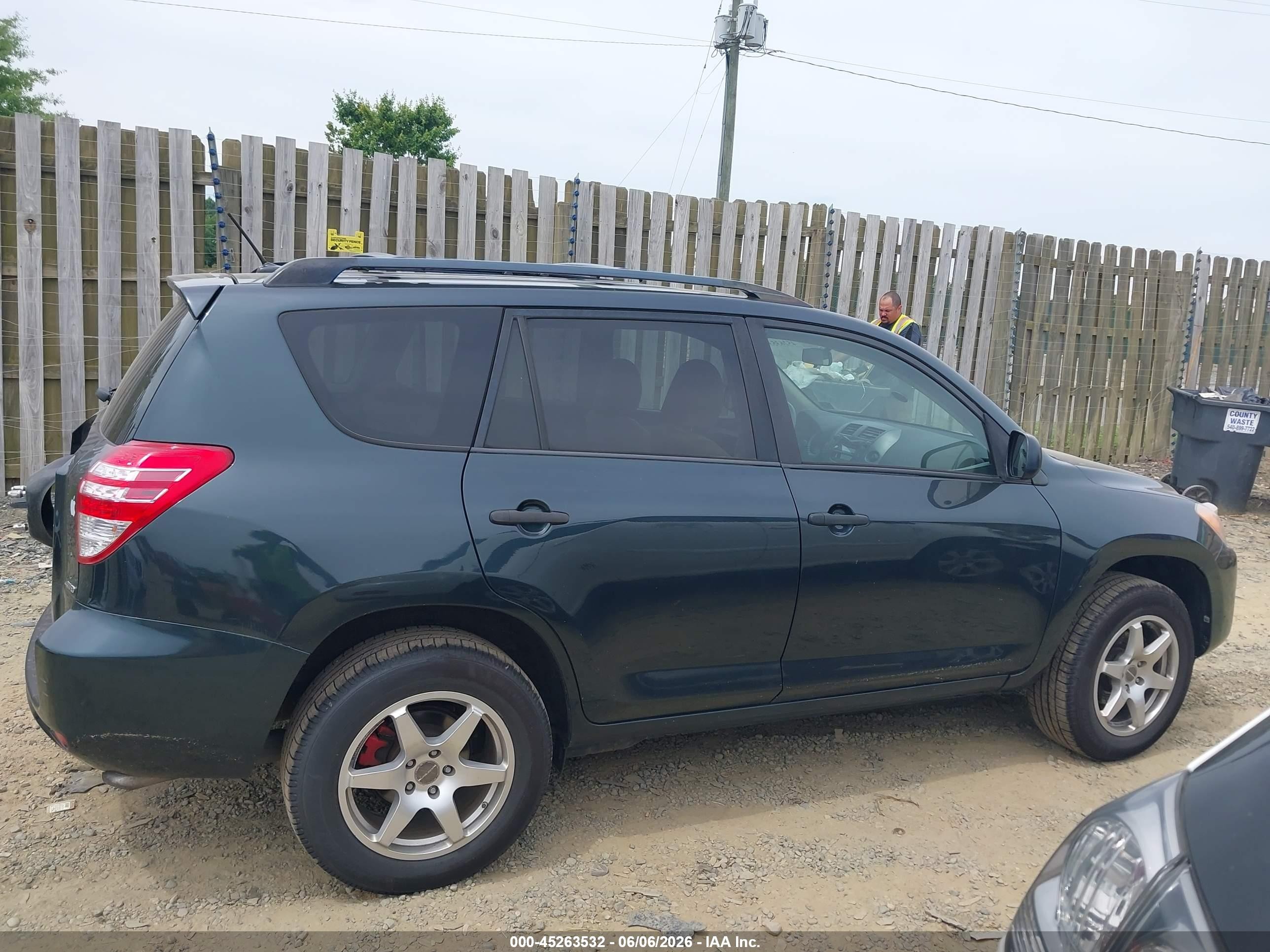 2010 Toyota Rav4 Base V6 Green vin: 2T3BK4DV4AW018434