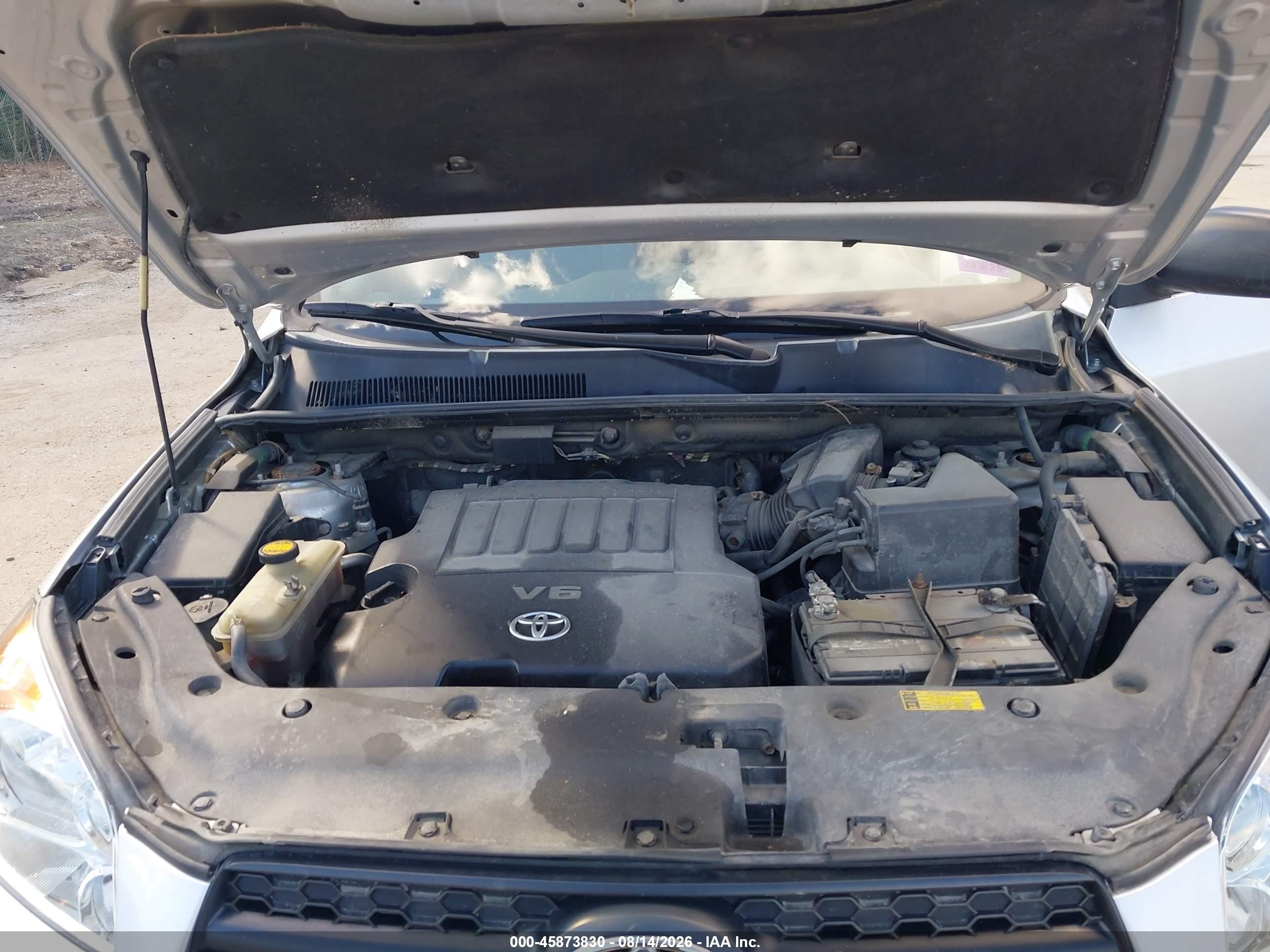 2010 Toyota Rav4 Base V6 Silver vin: 2T3BK4DV4AW020104
