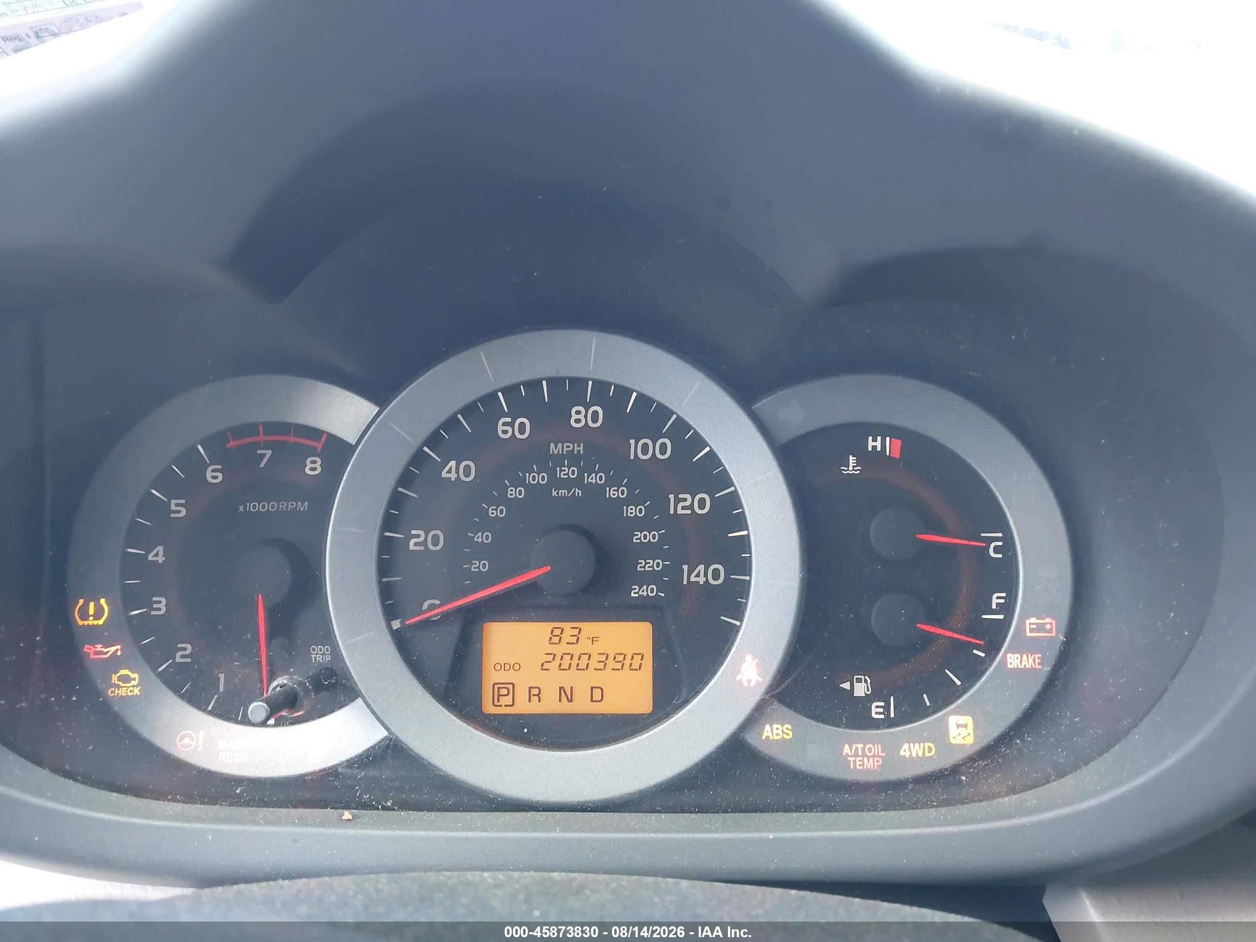 2010 Toyota Rav4 Base V6 Silver vin: 2T3BK4DV4AW020104