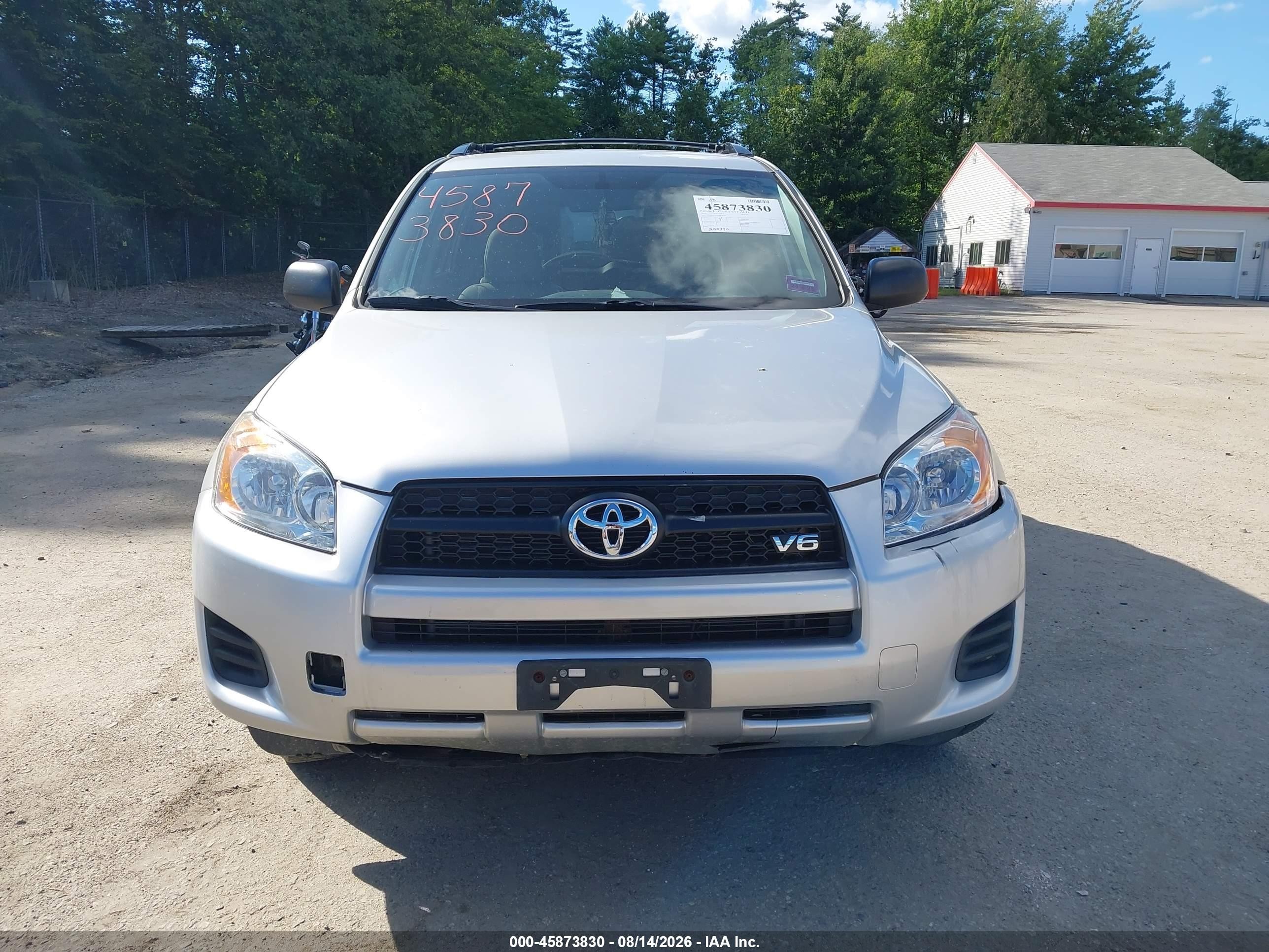 2010 Toyota Rav4 Base V6 Silver vin: 2T3BK4DV4AW020104