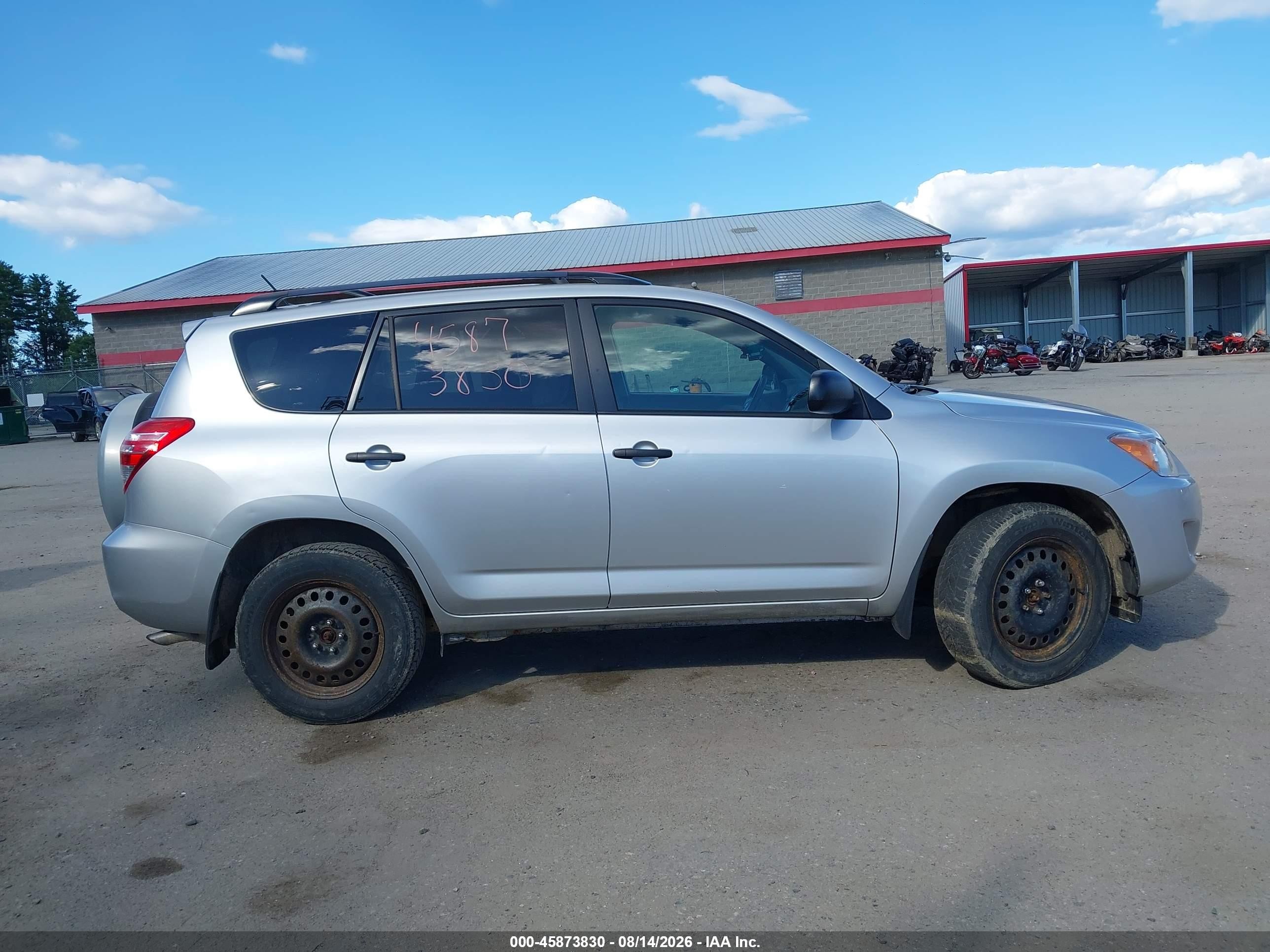2010 Toyota Rav4 Base V6 Silver vin: 2T3BK4DV4AW020104