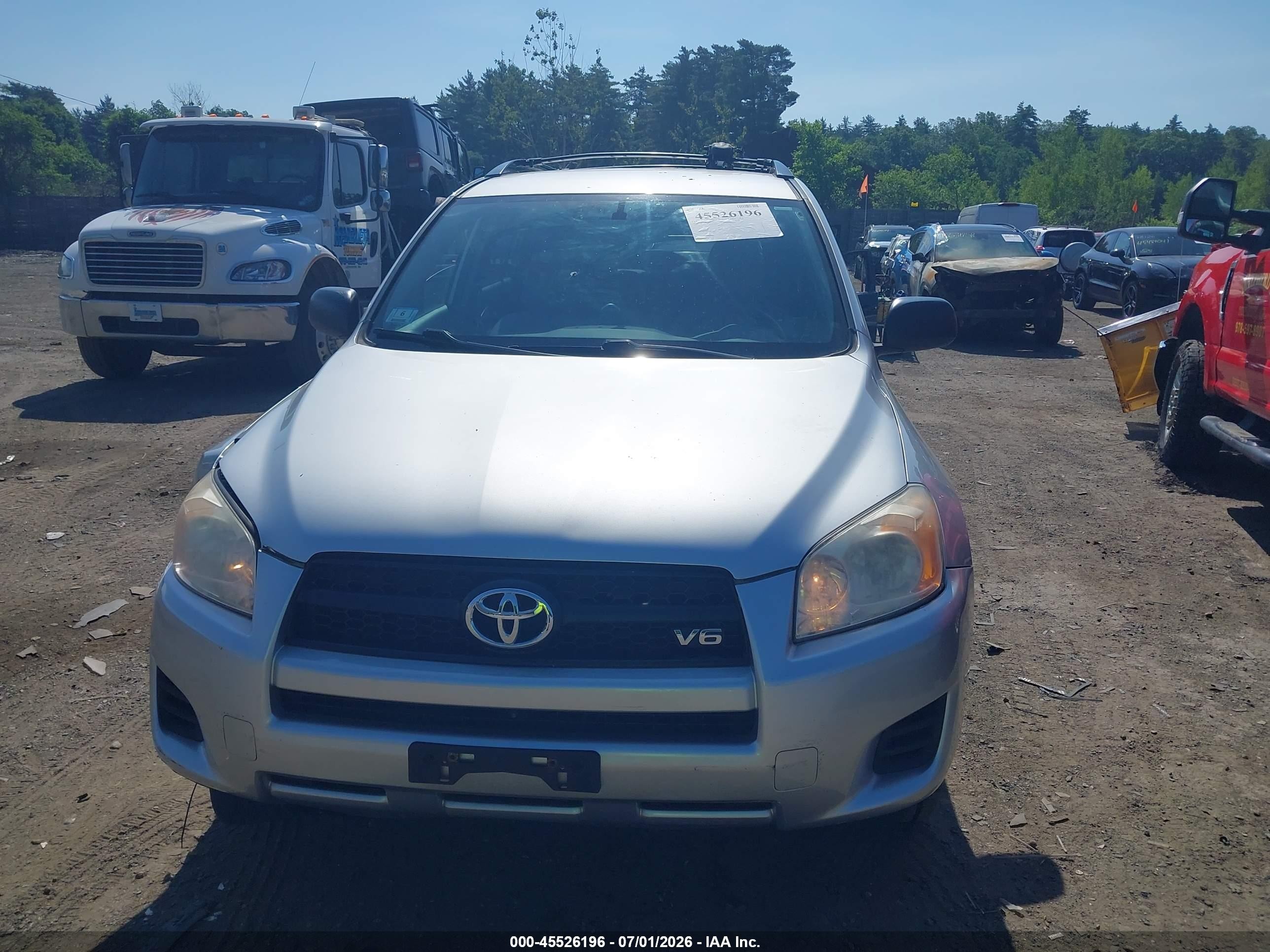 2011 Toyota Rav4 Base V6 Silver vin: 2T3BK4DV4BW056666