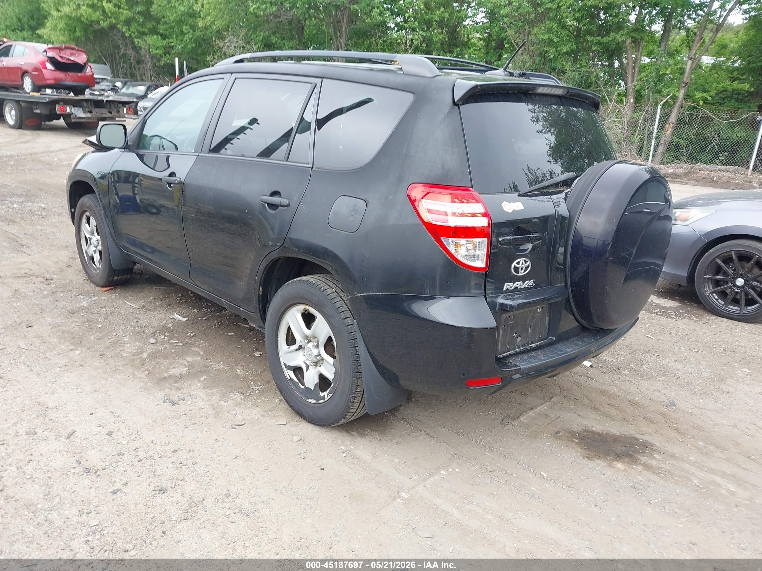 2012 Toyota Rav4 Base V6 Black vin: 2T3BK4DV4CW065711