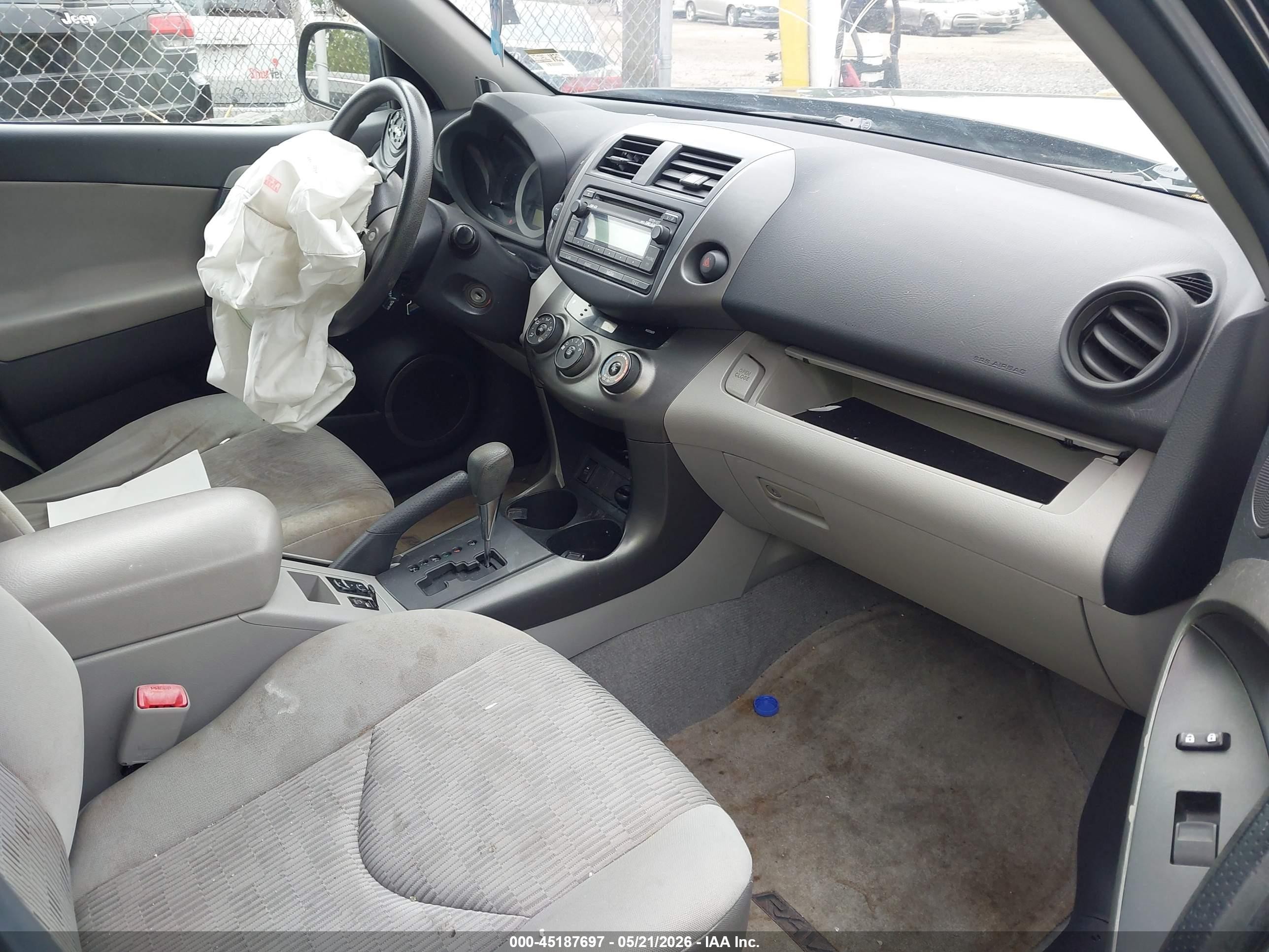 2012 Toyota Rav4 Base V6 Black vin: 2T3BK4DV4CW065711