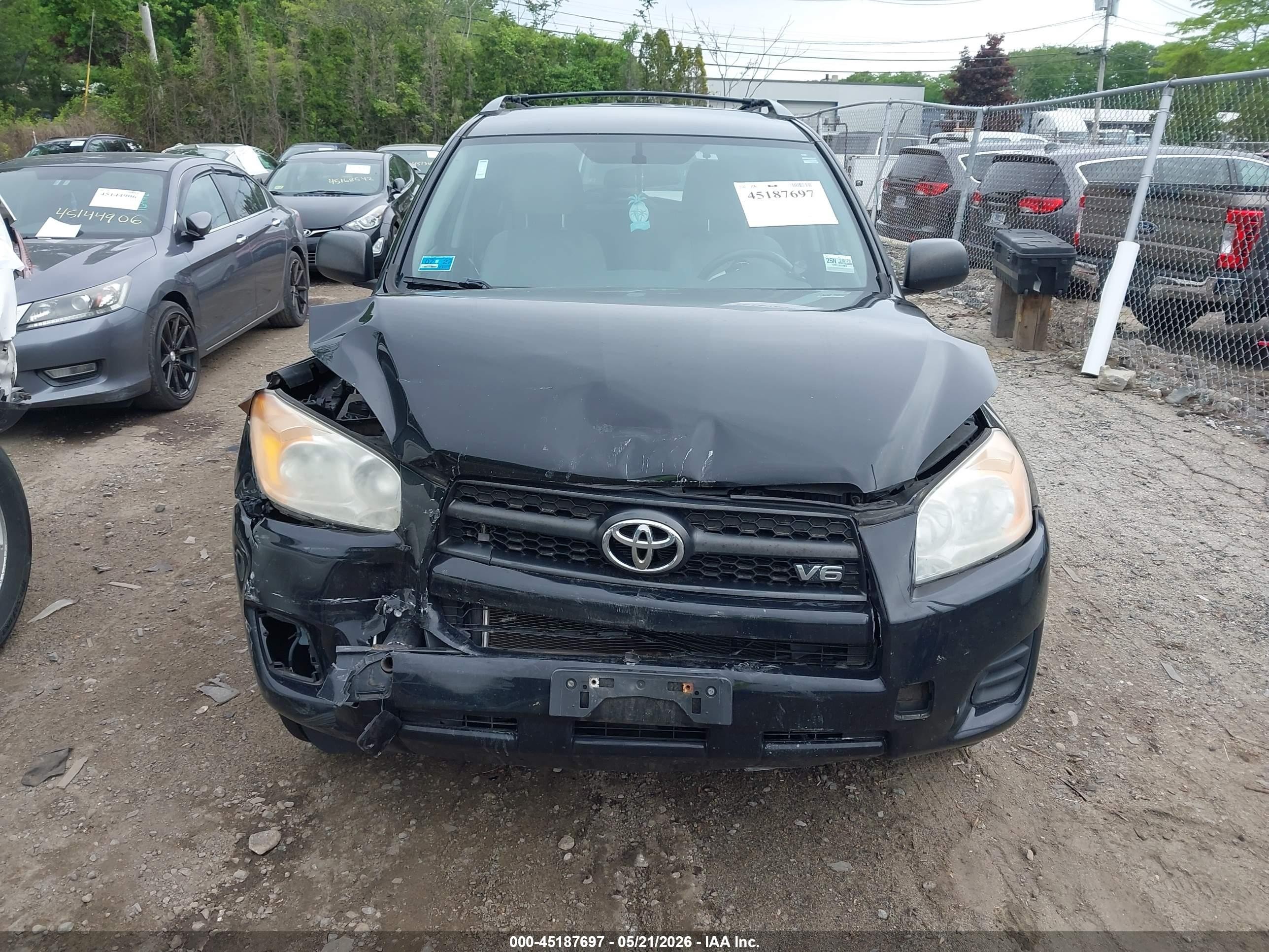 2012 Toyota Rav4 Base V6 Black vin: 2T3BK4DV4CW065711