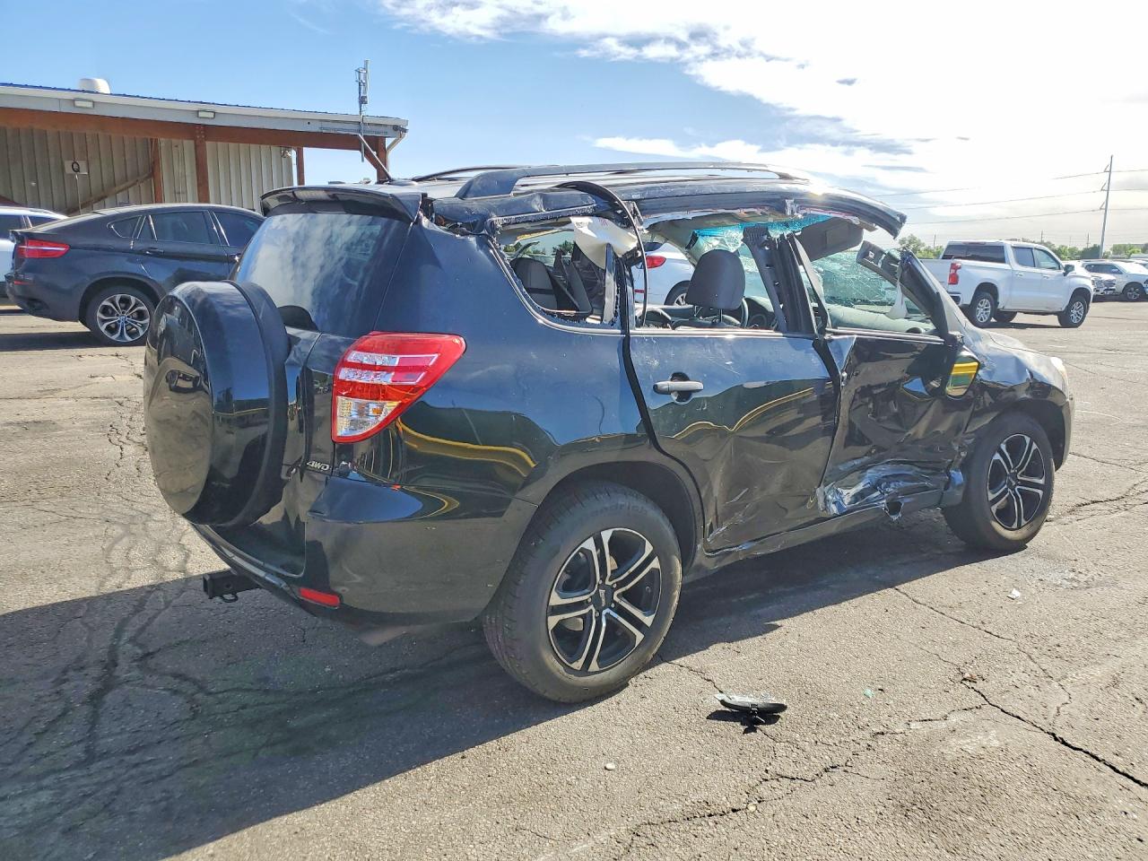 2012 Toyota Rav4 Base Черный vin: 2T3BK4DV4CW068060