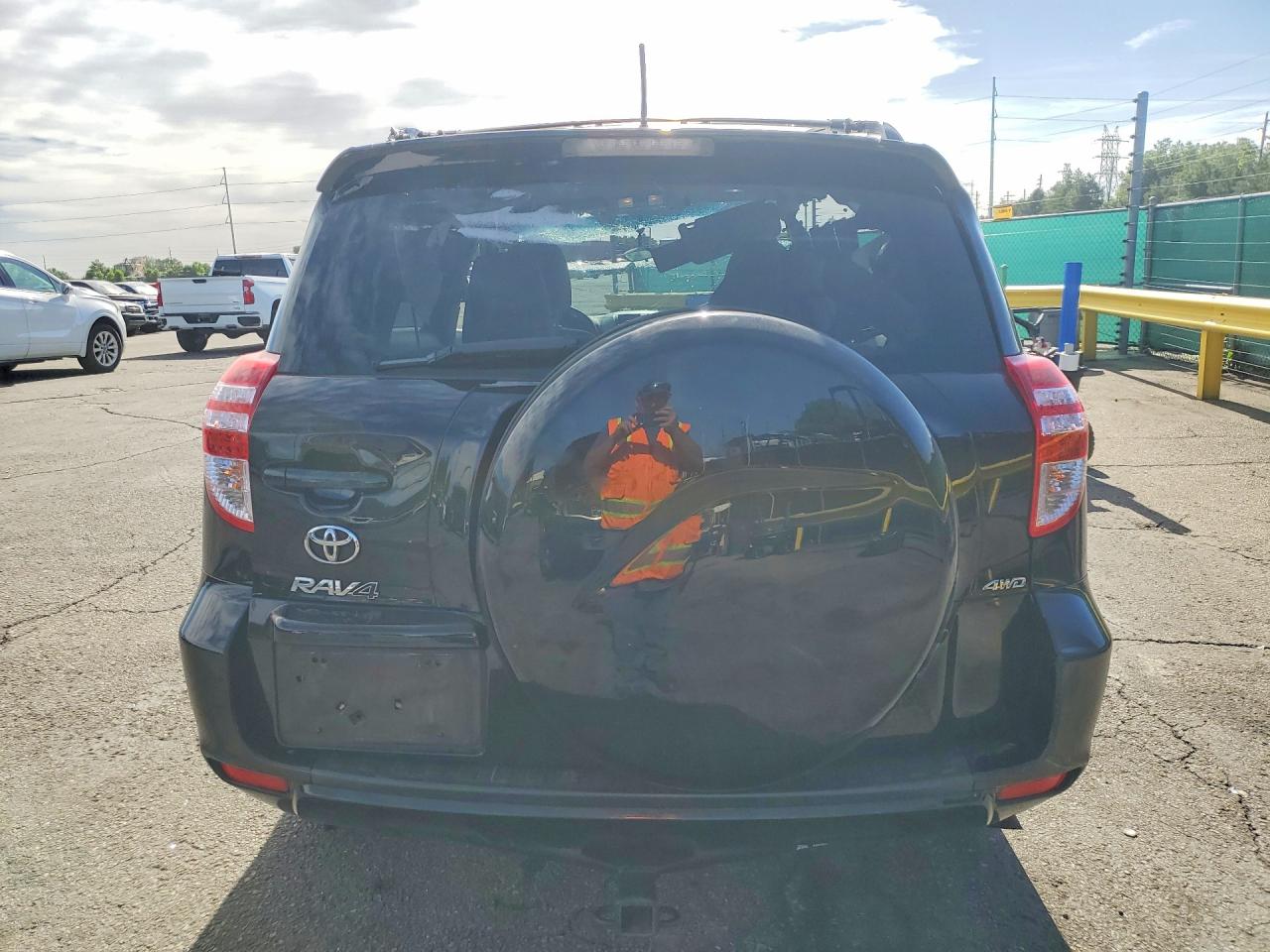2012 Toyota Rav4 Base Черный vin: 2T3BK4DV4CW068060