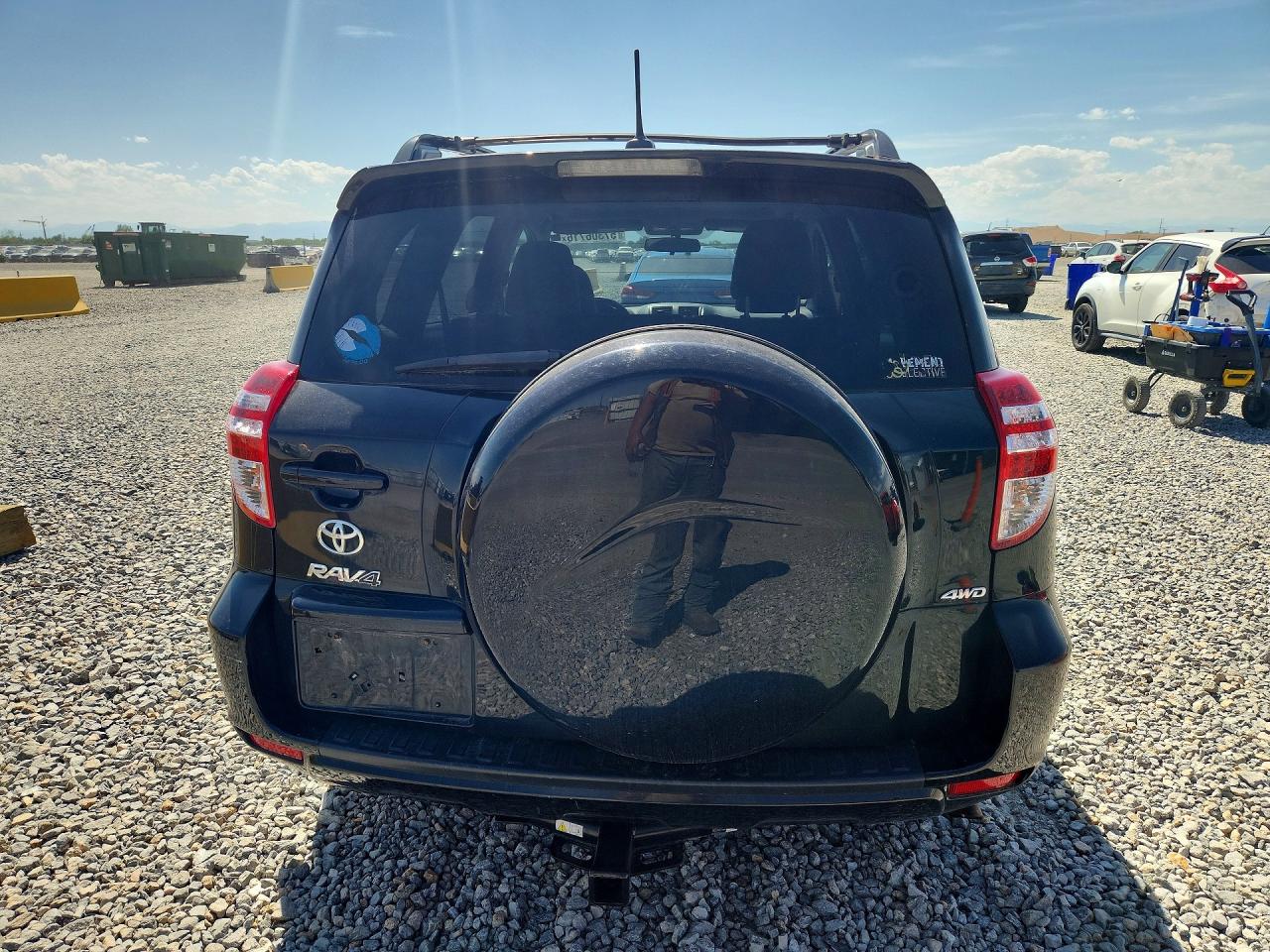 2012 Toyota Rav4 Base Black vin: 2T3BK4DV4CW090351