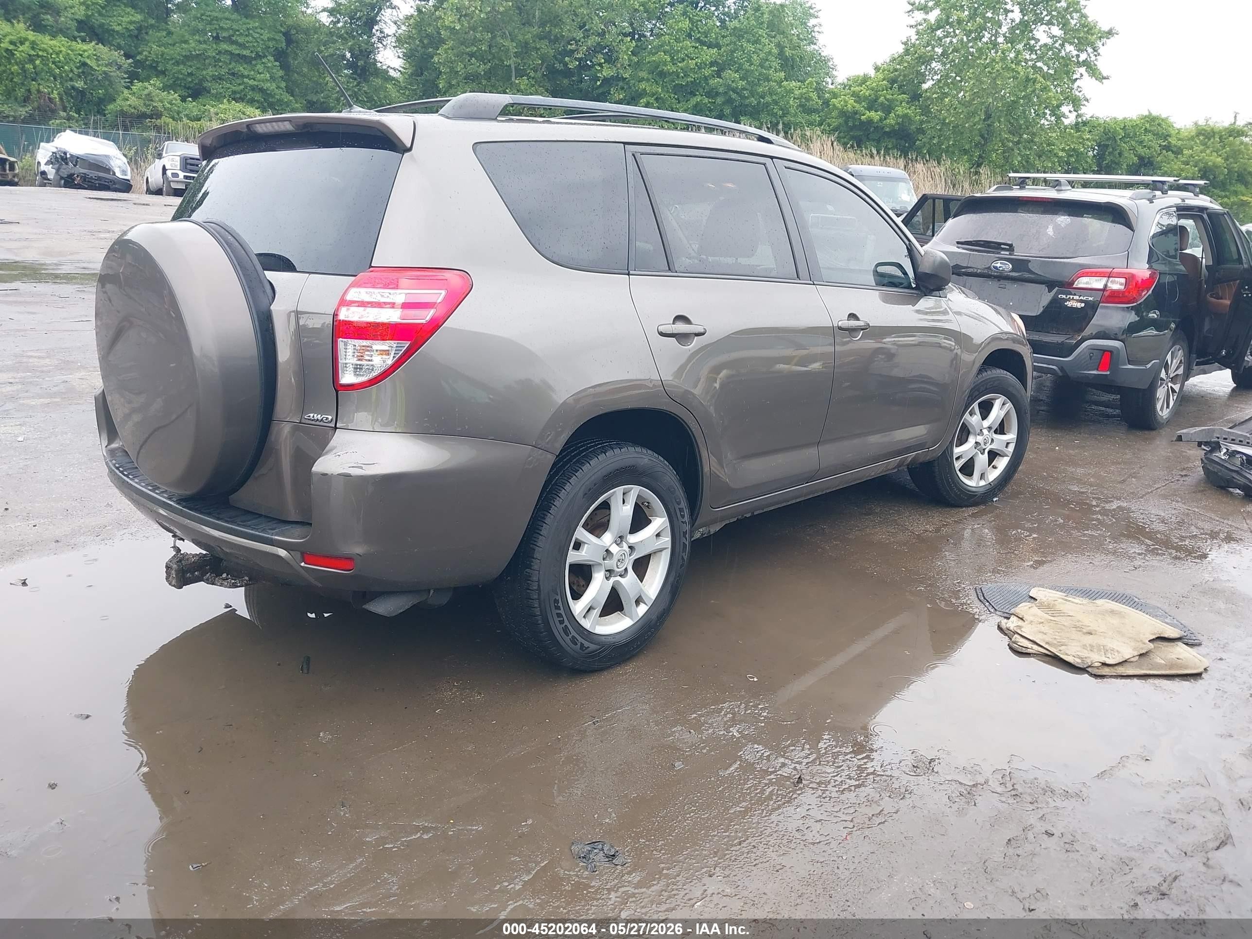 2012 Toyota Rav4 Base V6 Dark Blue vin: 2T3BK4DV5CW078595
