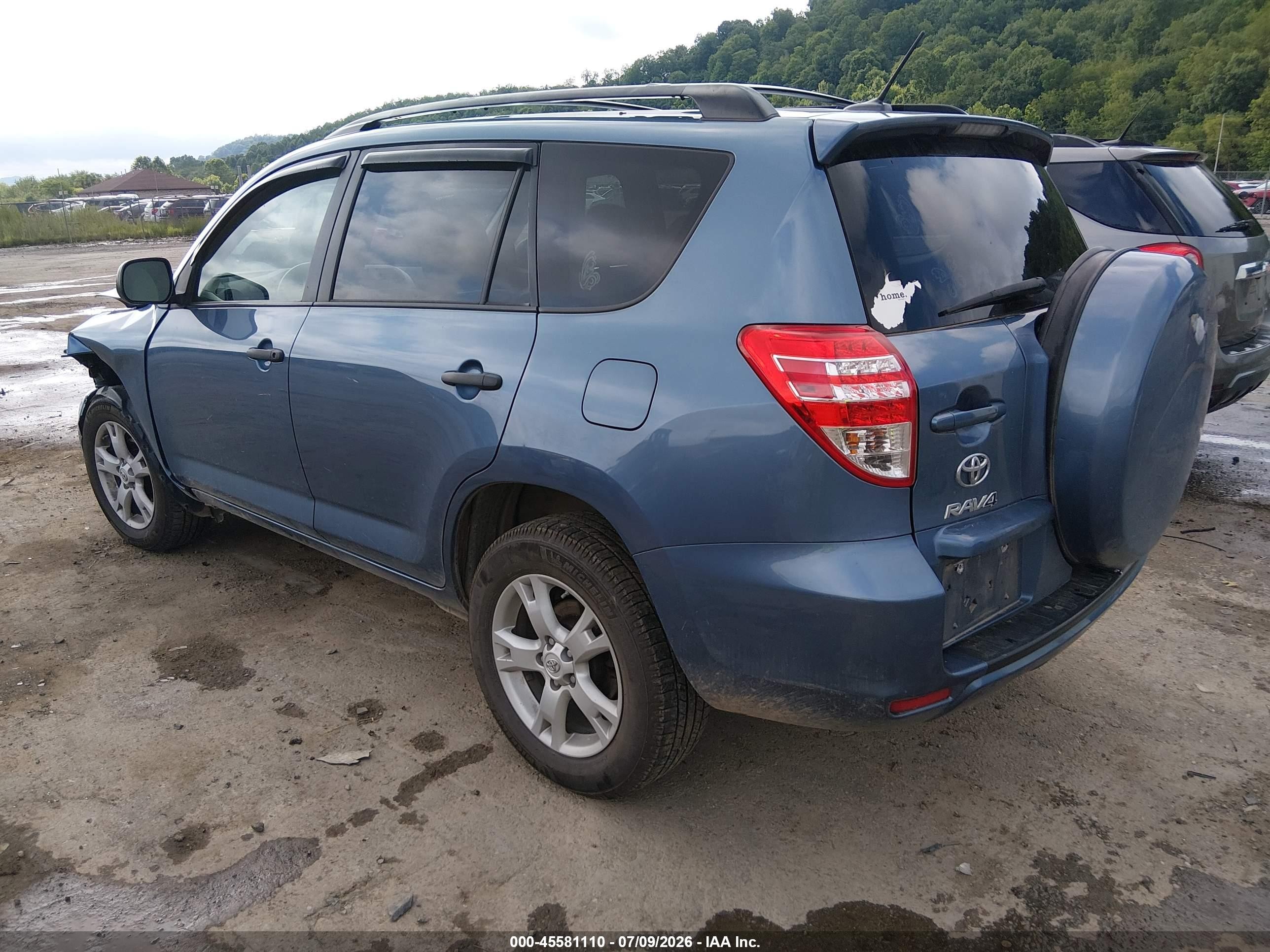 2012 Toyota Rav4 Base V6 Blue vin: 2T3BK4DV5CW088219