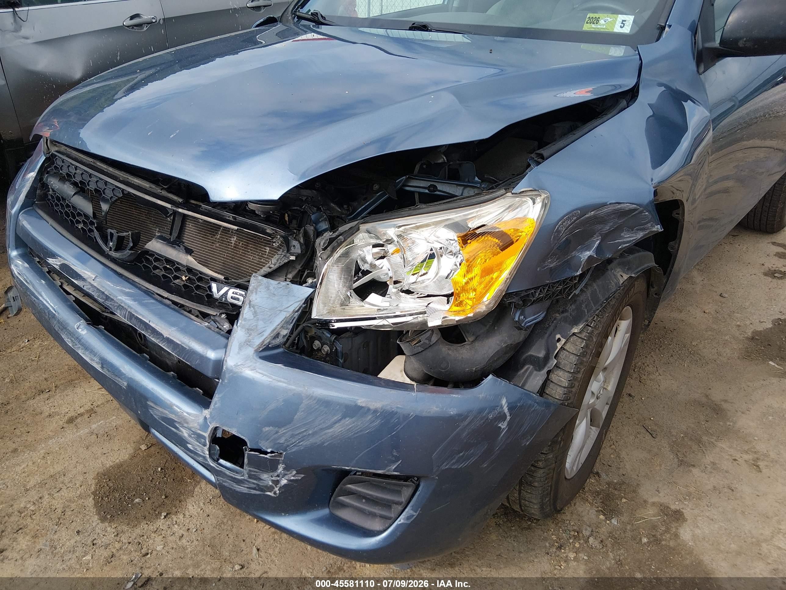 2012 Toyota Rav4 Base V6 Blue vin: 2T3BK4DV5CW088219