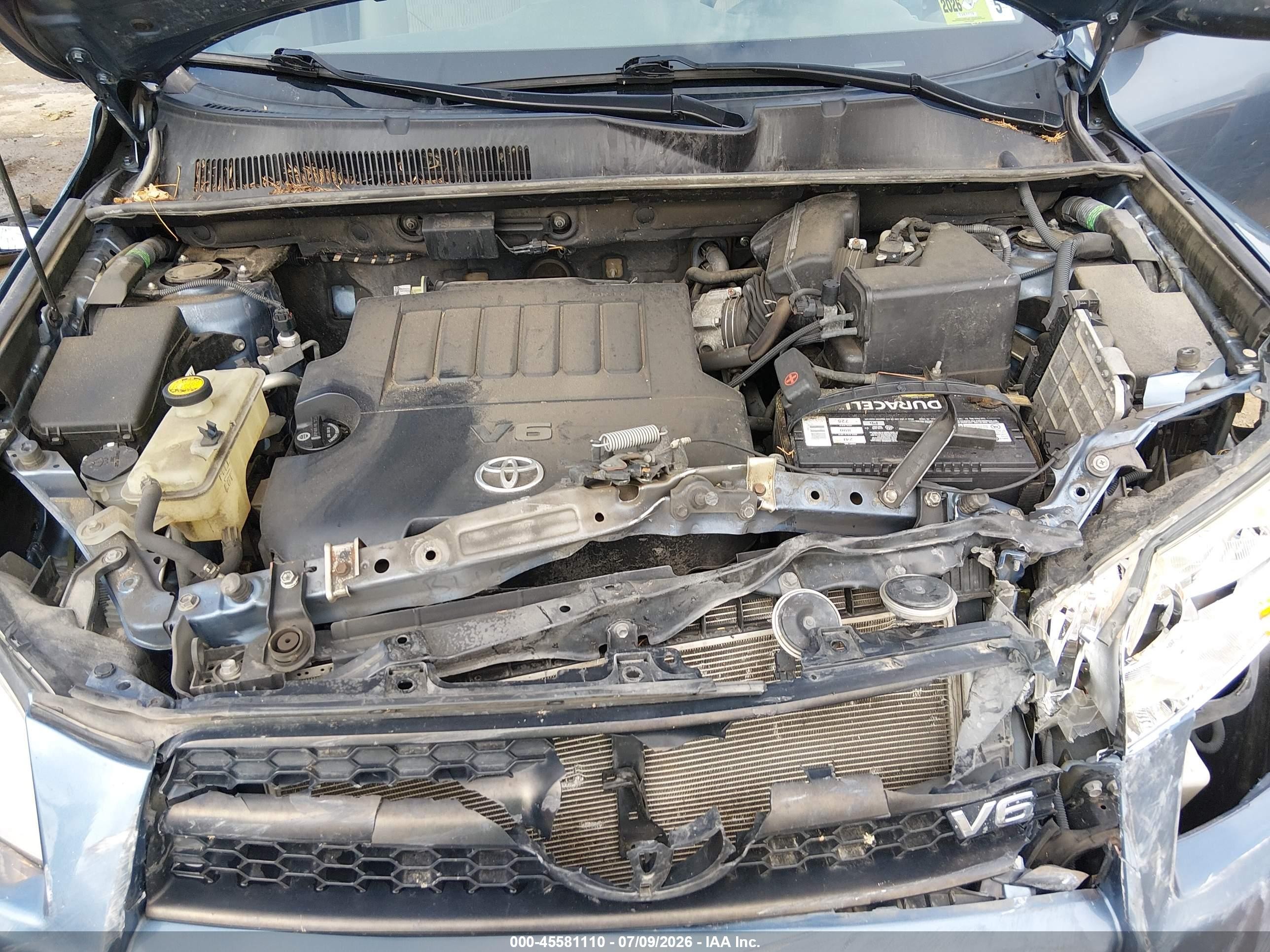 2012 Toyota Rav4 Base V6 Blue vin: 2T3BK4DV5CW088219