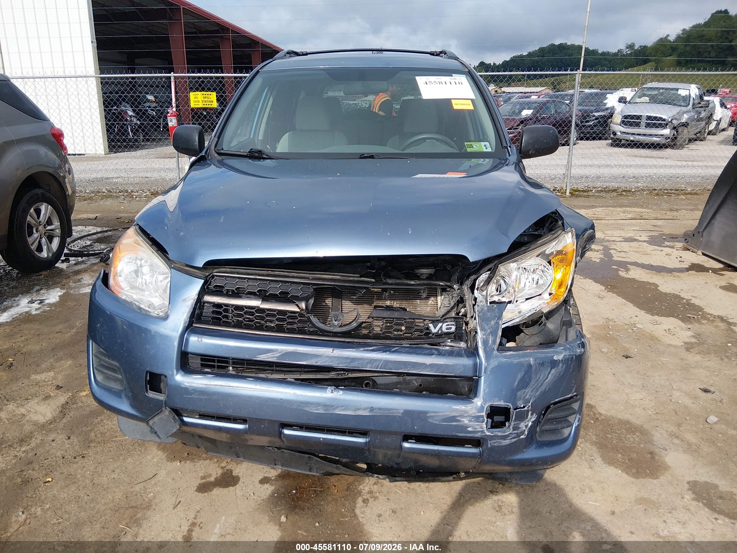2012 Toyota Rav4 Base V6 Blue vin: 2T3BK4DV5CW088219