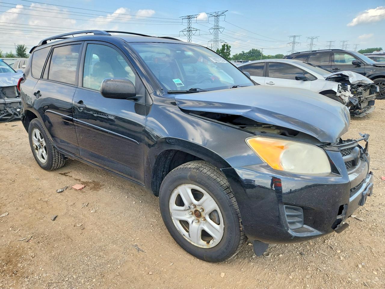 2010 Toyota Rav4 Base Black vin: 2T3BK4DV6AW014031