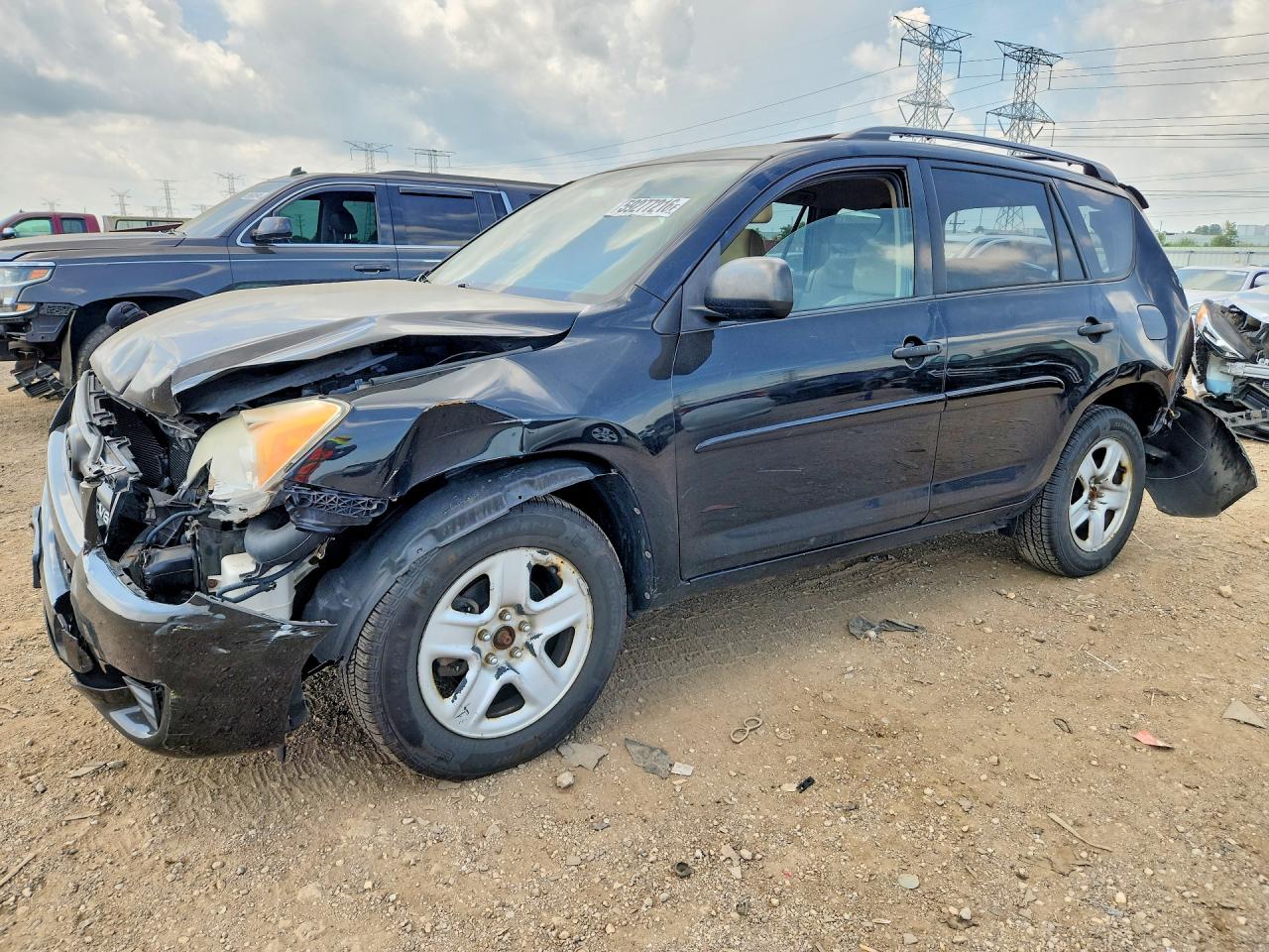 2010 Toyota Rav4 Base Black vin: 2T3BK4DV6AW014031