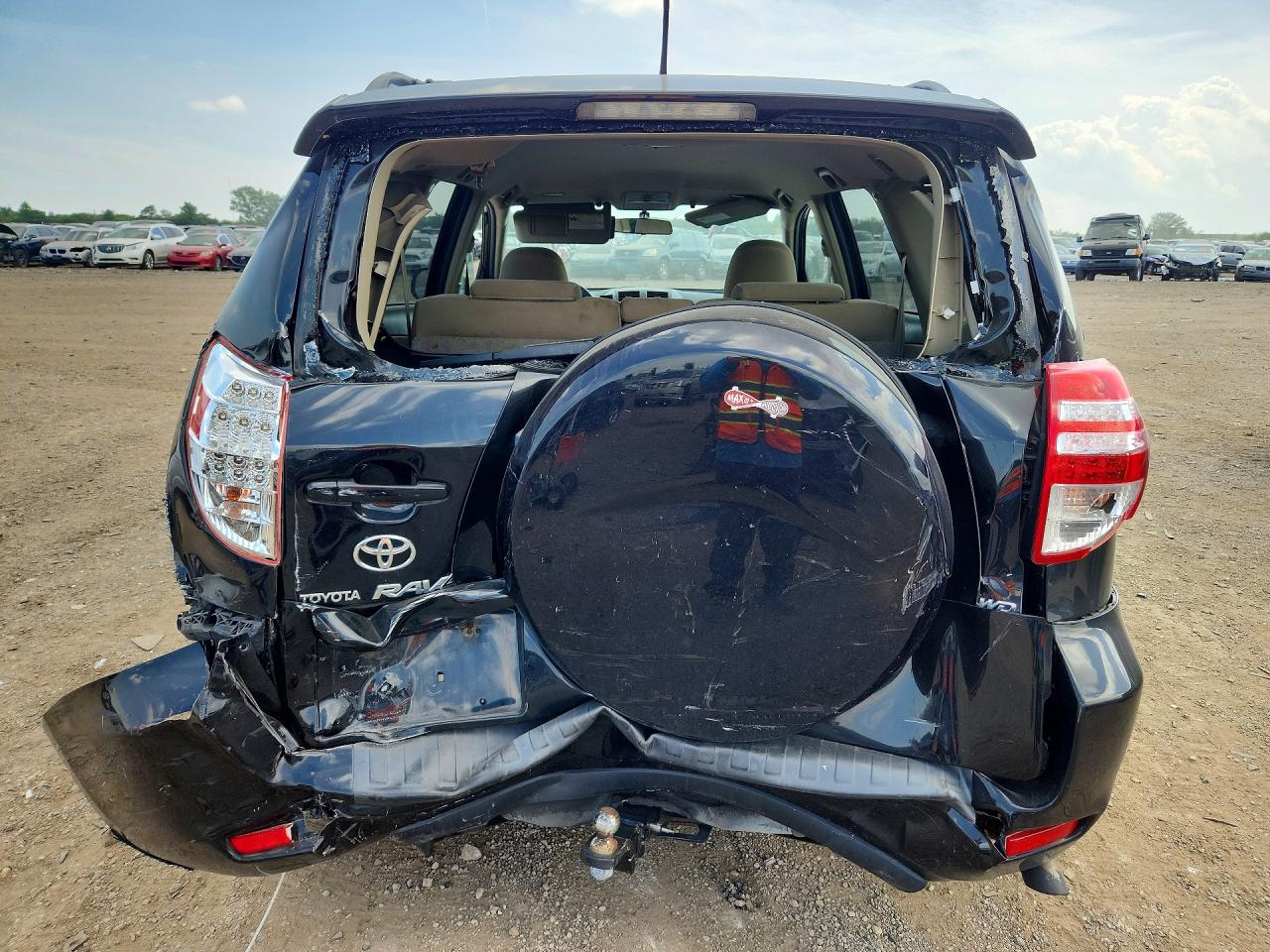 2010 Toyota Rav4 Base Black vin: 2T3BK4DV6AW014031