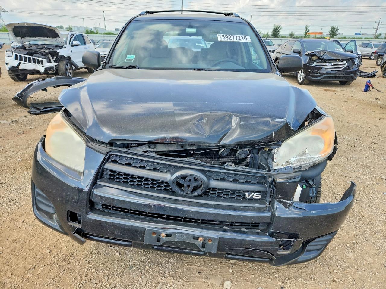 2010 Toyota Rav4 Base Black vin: 2T3BK4DV6AW014031