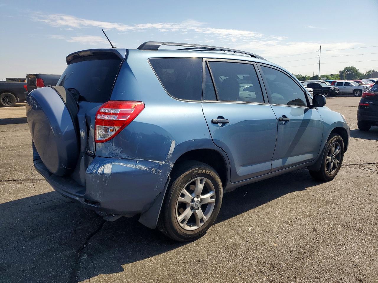 2010 Toyota Rav4 Base Blue vin: 2T3BK4DV7AW021621