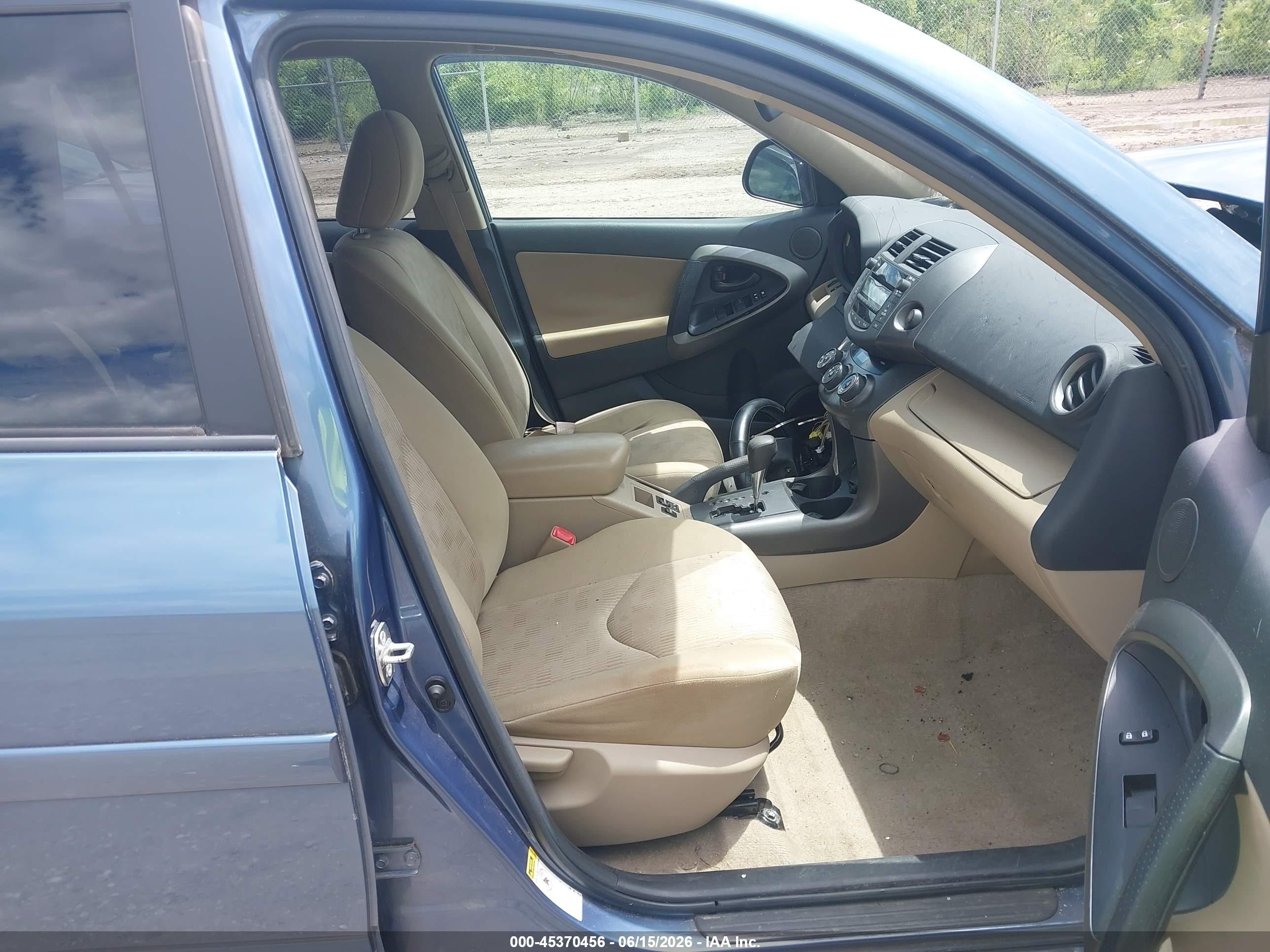 2011 Toyota Rav4 Base V6 Blue vin: 2T3BK4DV7BW044429