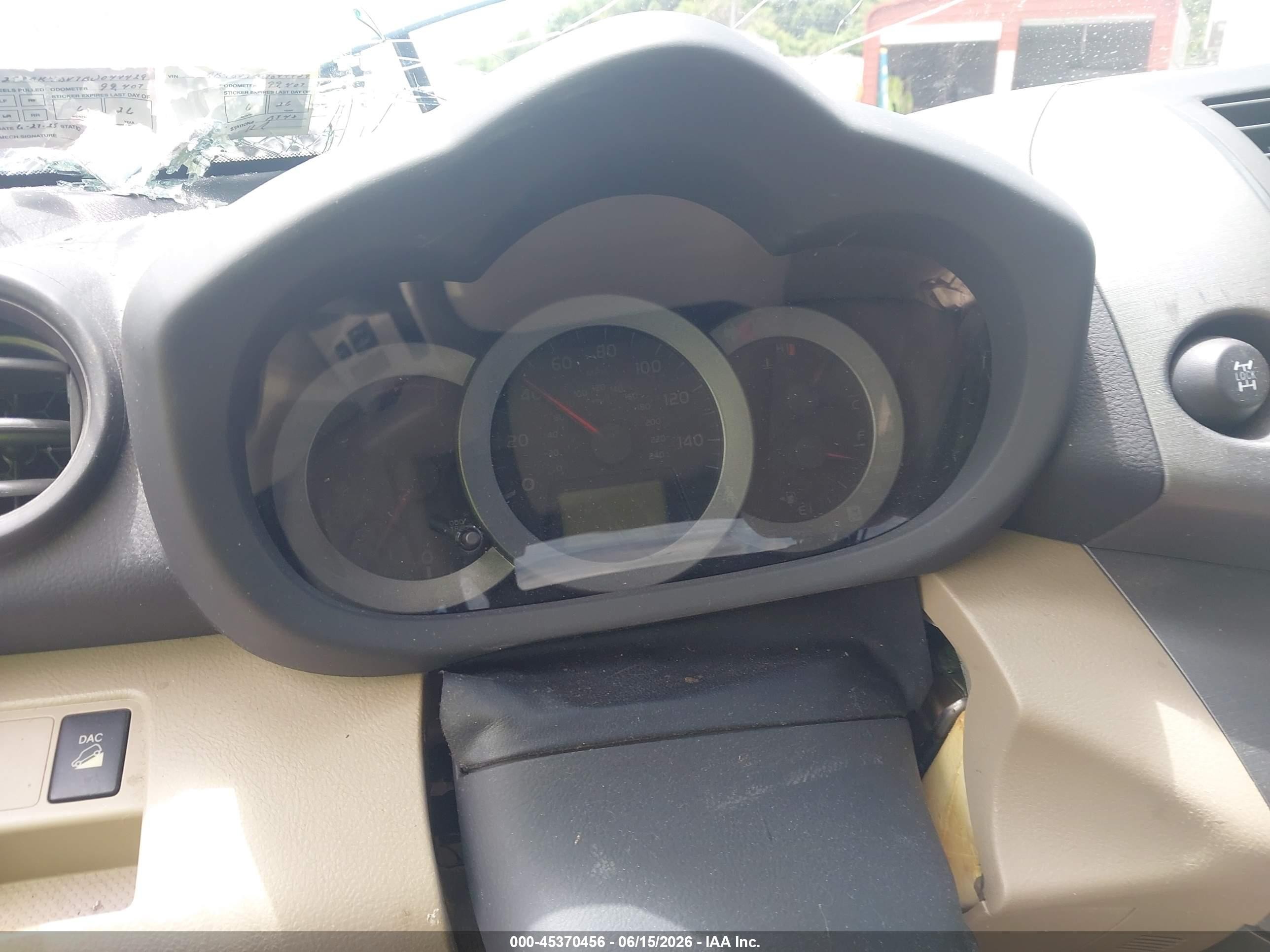 2011 Toyota Rav4 Base V6 Blue vin: 2T3BK4DV7BW044429