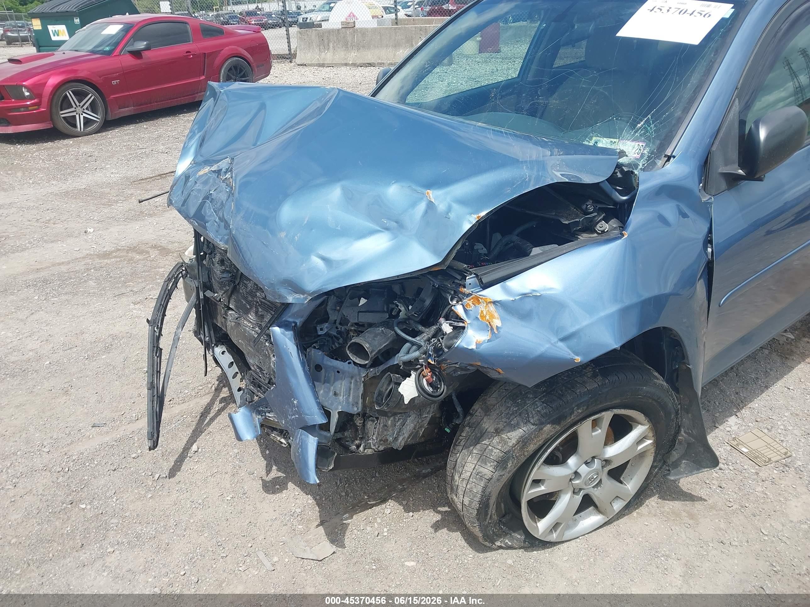 2011 Toyota Rav4 Base V6 Blue vin: 2T3BK4DV7BW044429