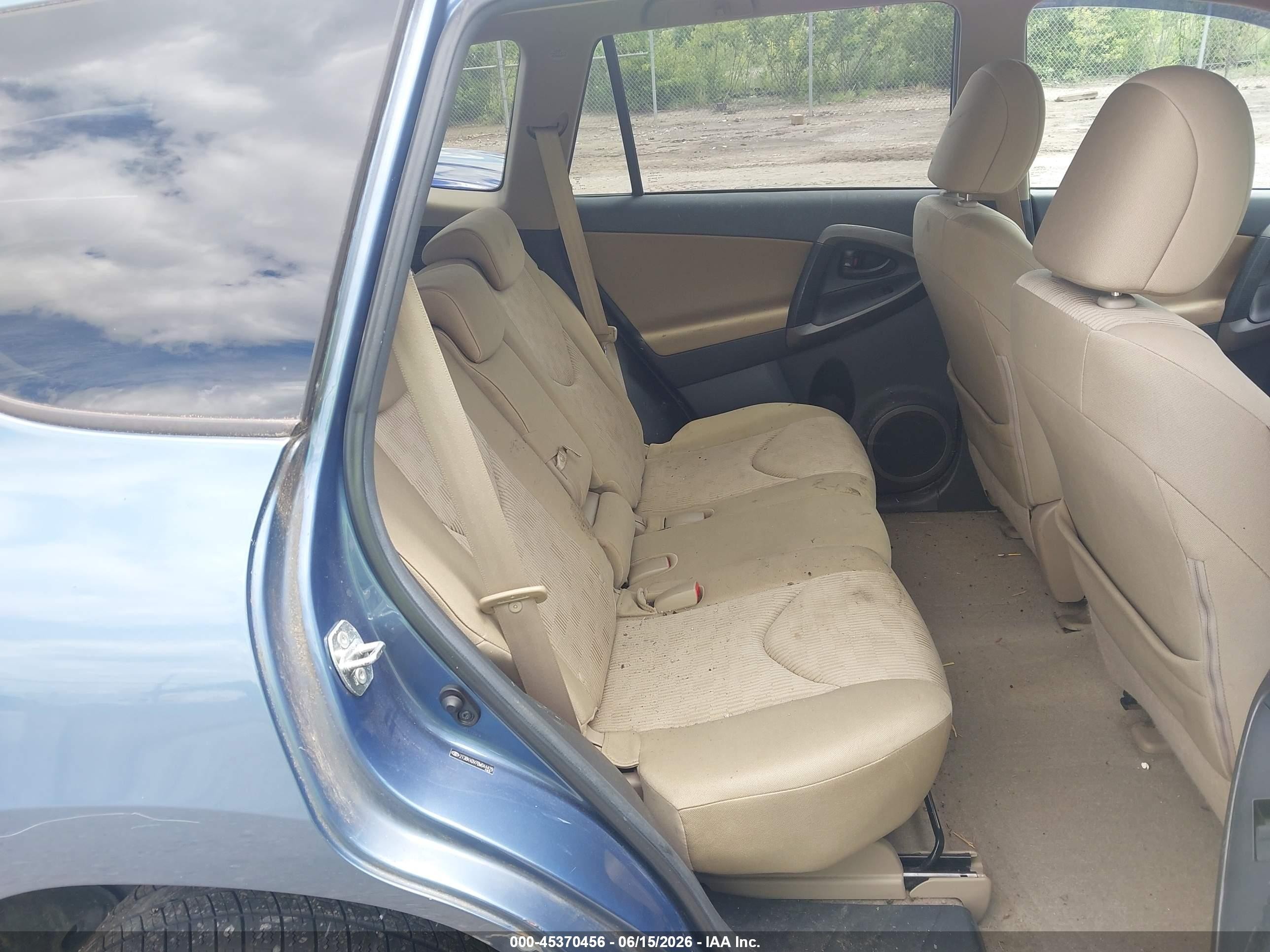 2011 Toyota Rav4 Base V6 Blue vin: 2T3BK4DV7BW044429