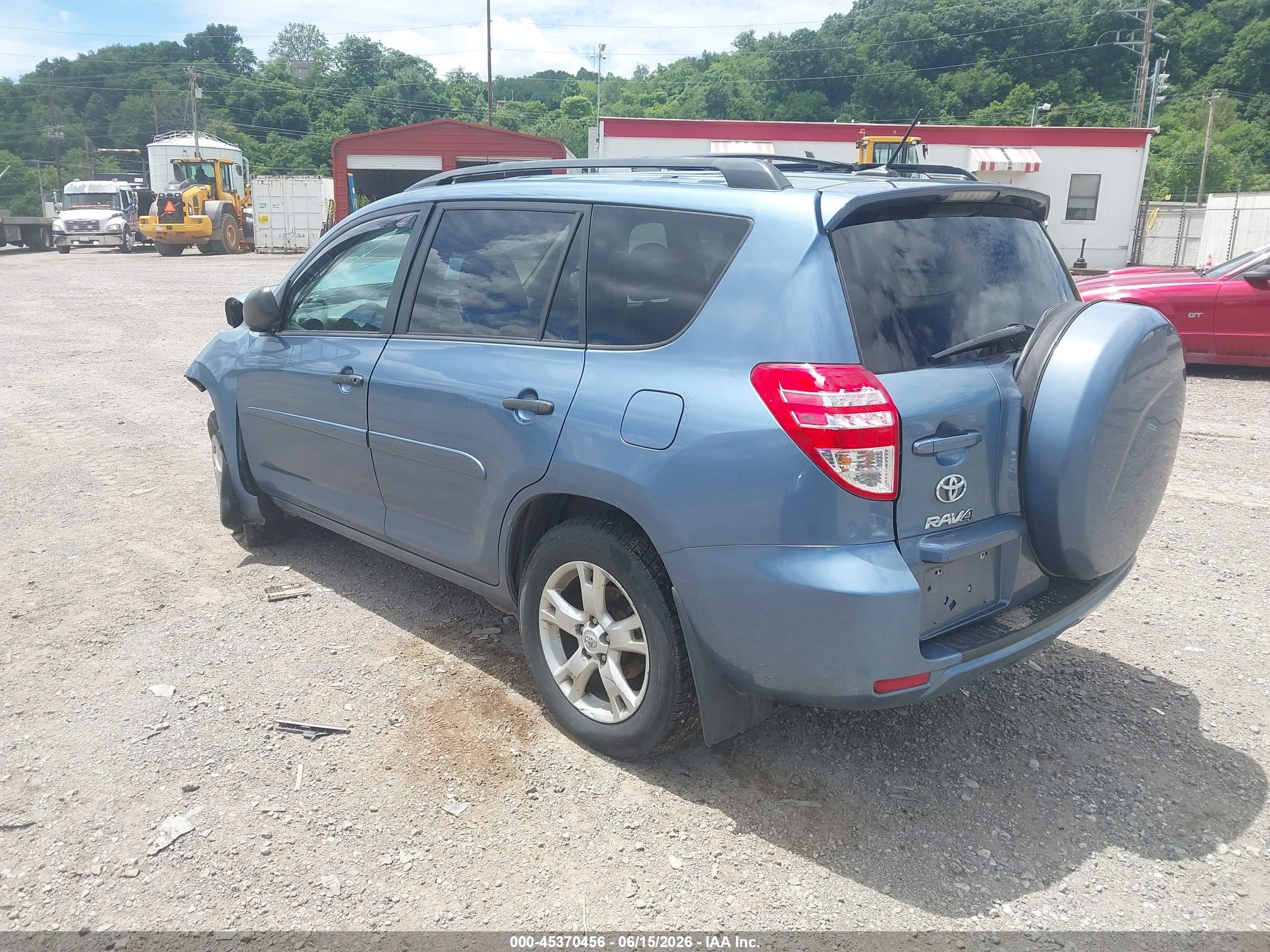 2011 Toyota Rav4 Base V6 Blue vin: 2T3BK4DV7BW044429