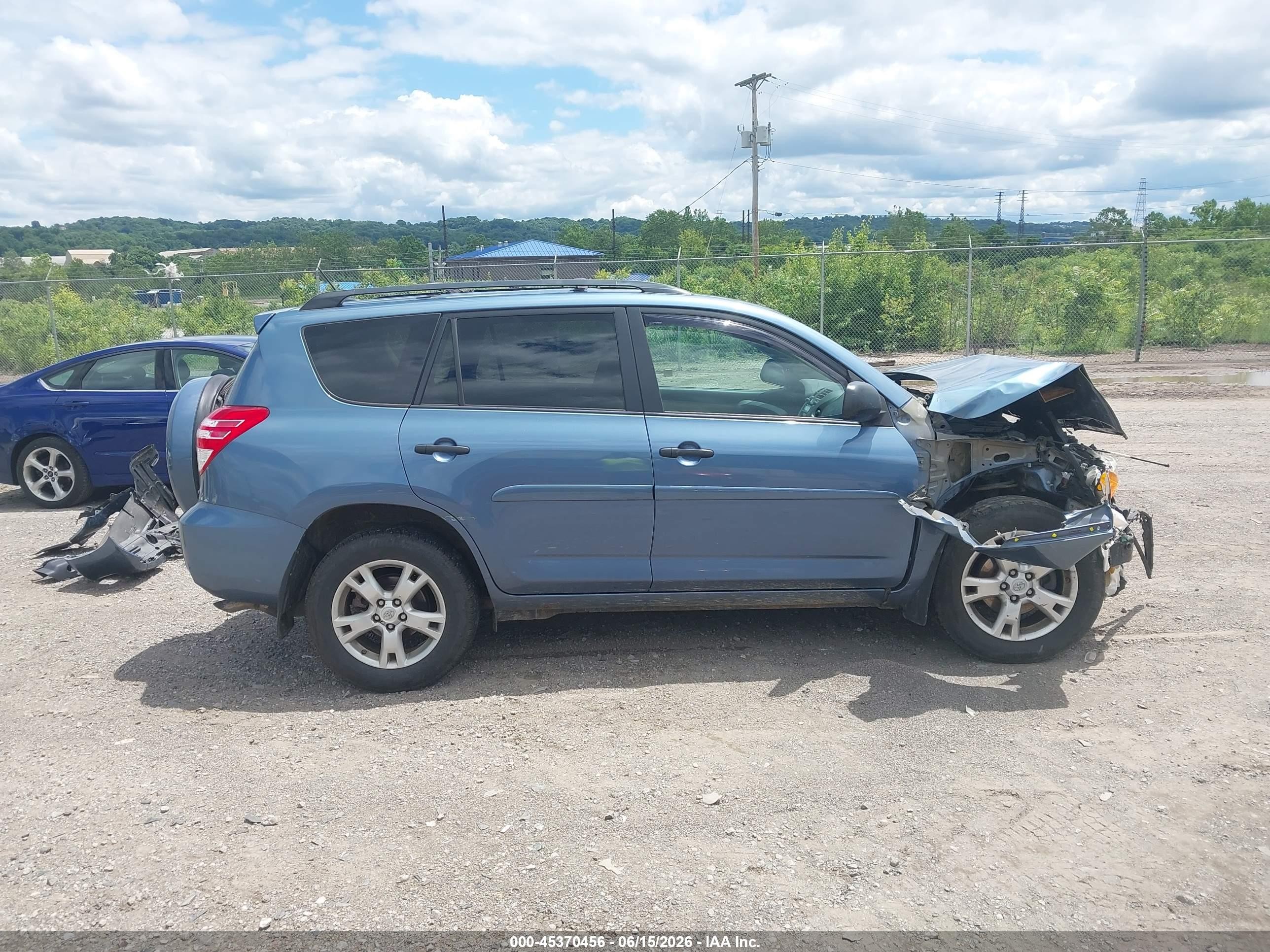 2011 Toyota Rav4 Base V6 Blue vin: 2T3BK4DV7BW044429