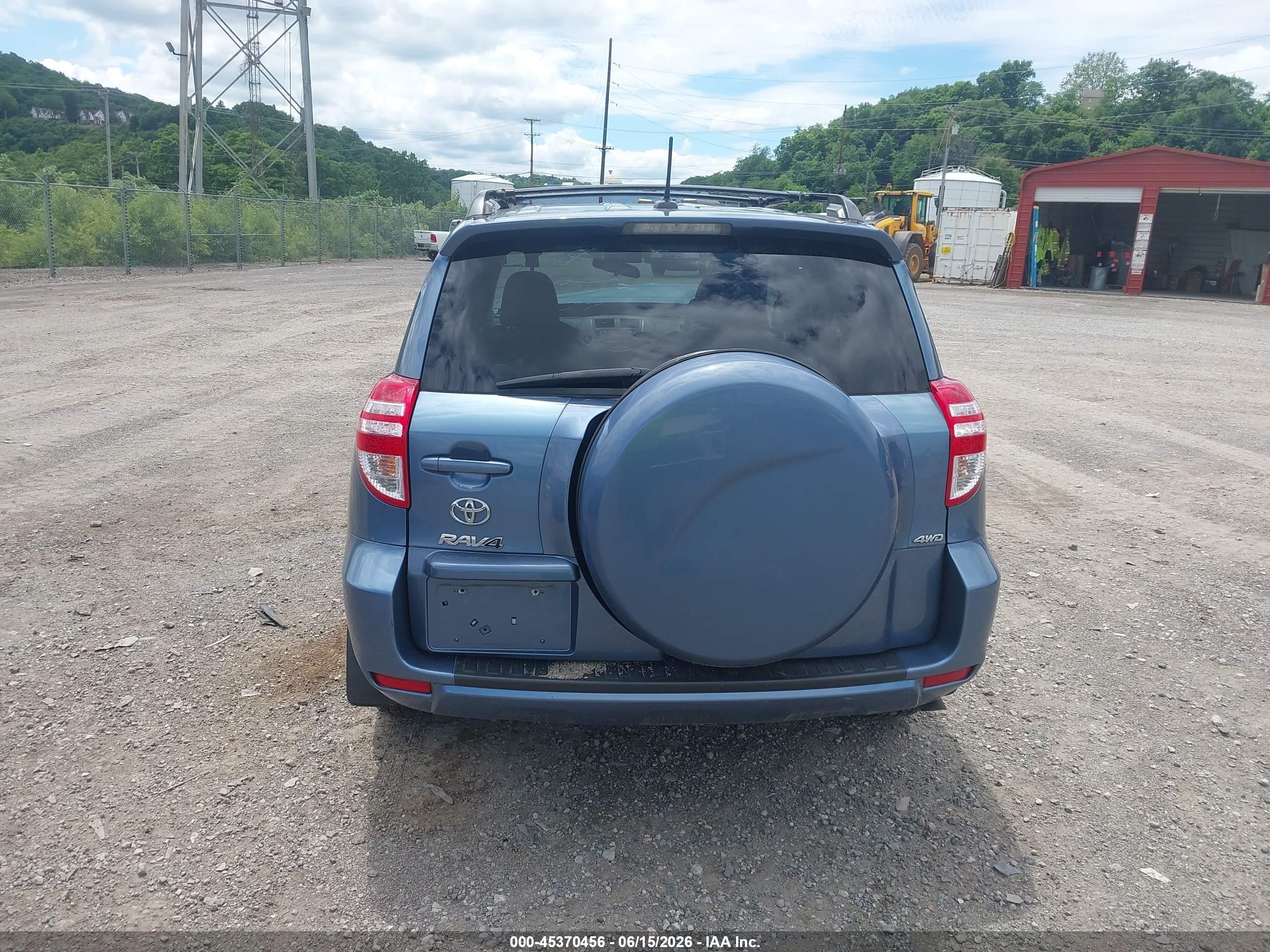 2011 Toyota Rav4 Base V6 Blue vin: 2T3BK4DV7BW044429