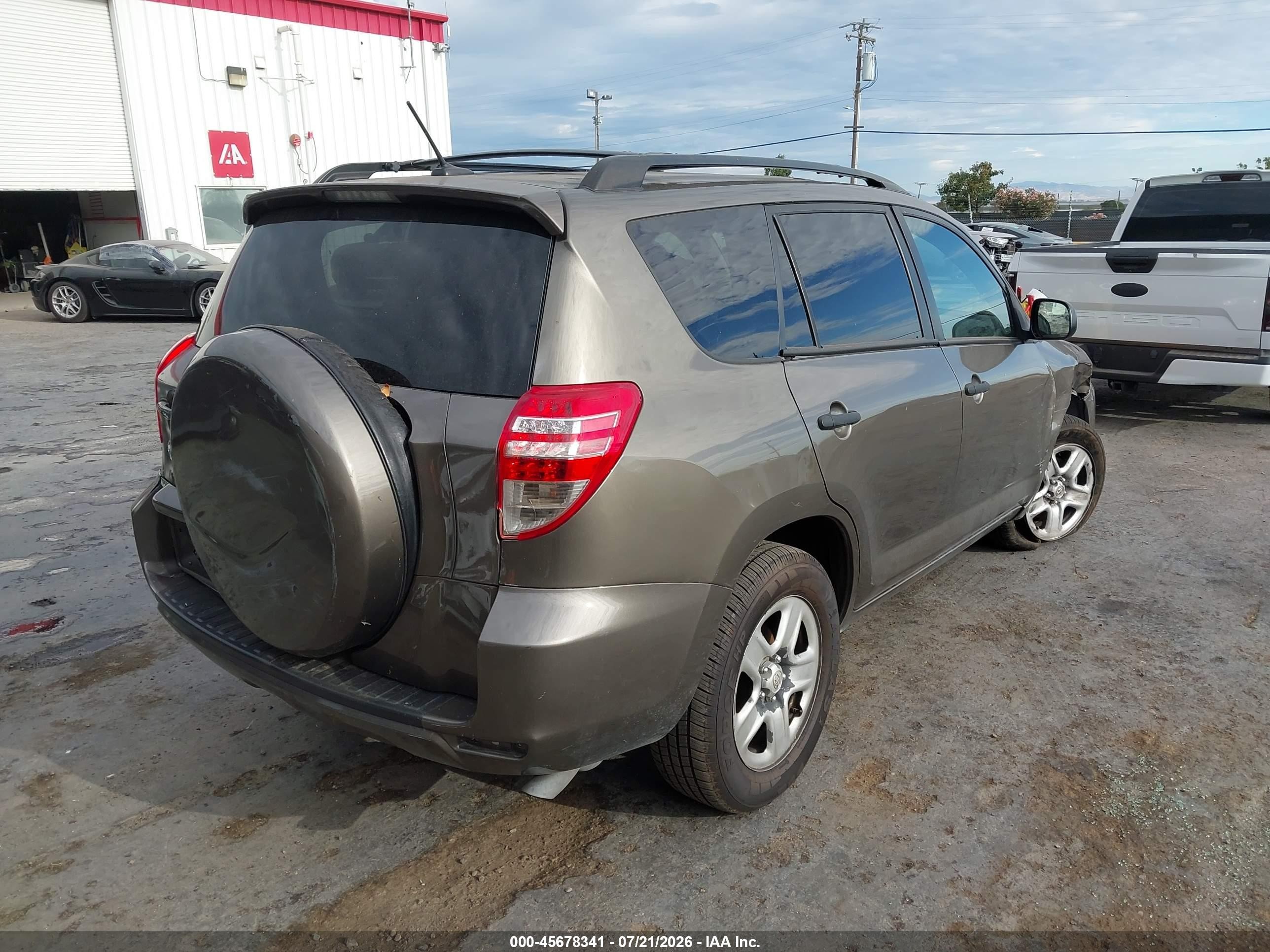2011 Toyota Rav4 Base V6 Gray vin: 2T3BK4DV7BW061151