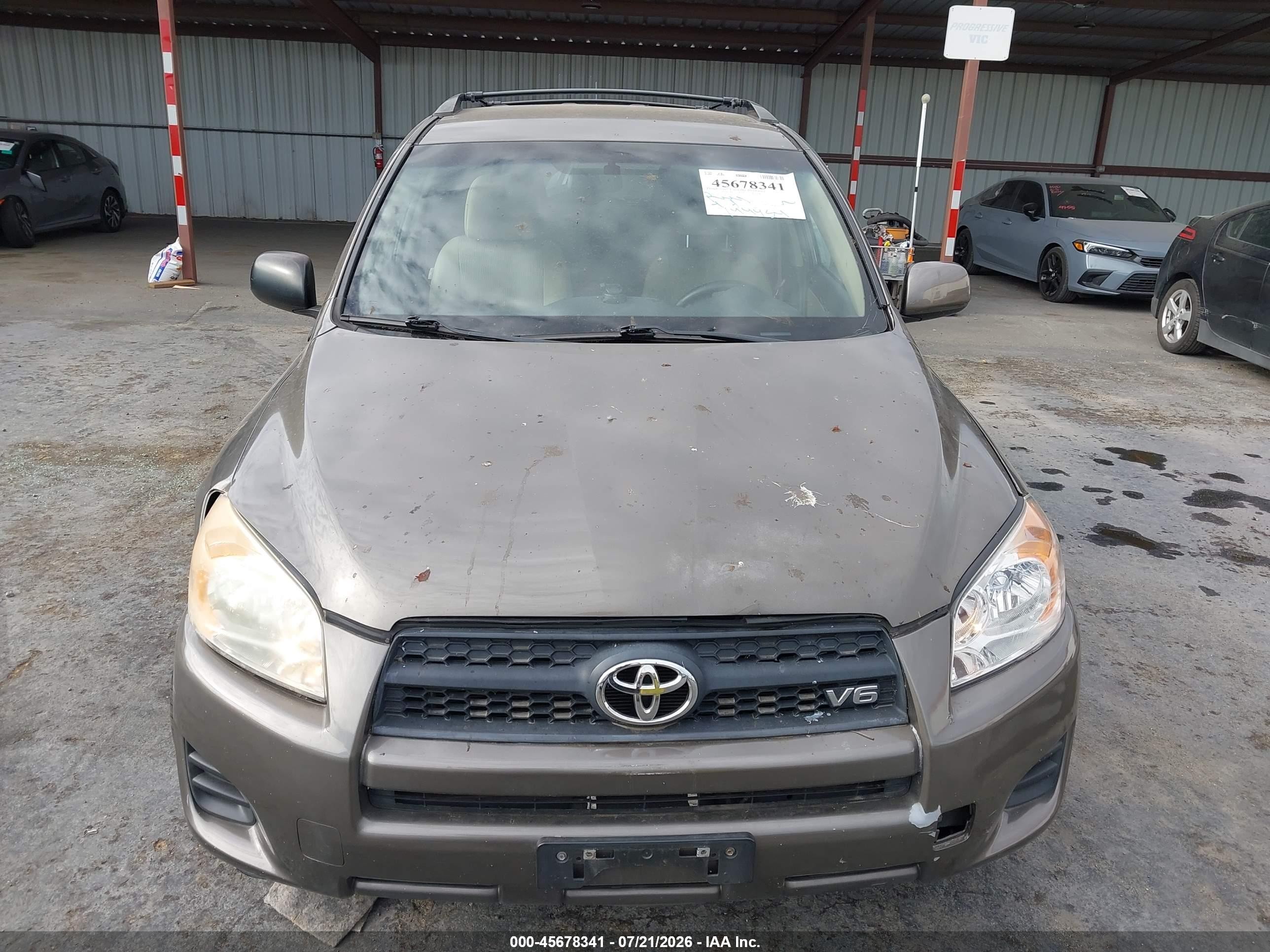 2011 Toyota Rav4 Base V6 Gray vin: 2T3BK4DV7BW061151