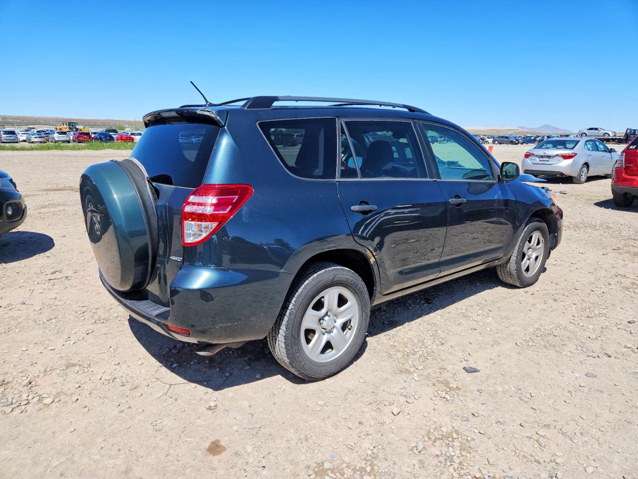 2012 Toyota Rav4 Base Black vin: 2T3BK4DV7CW090991