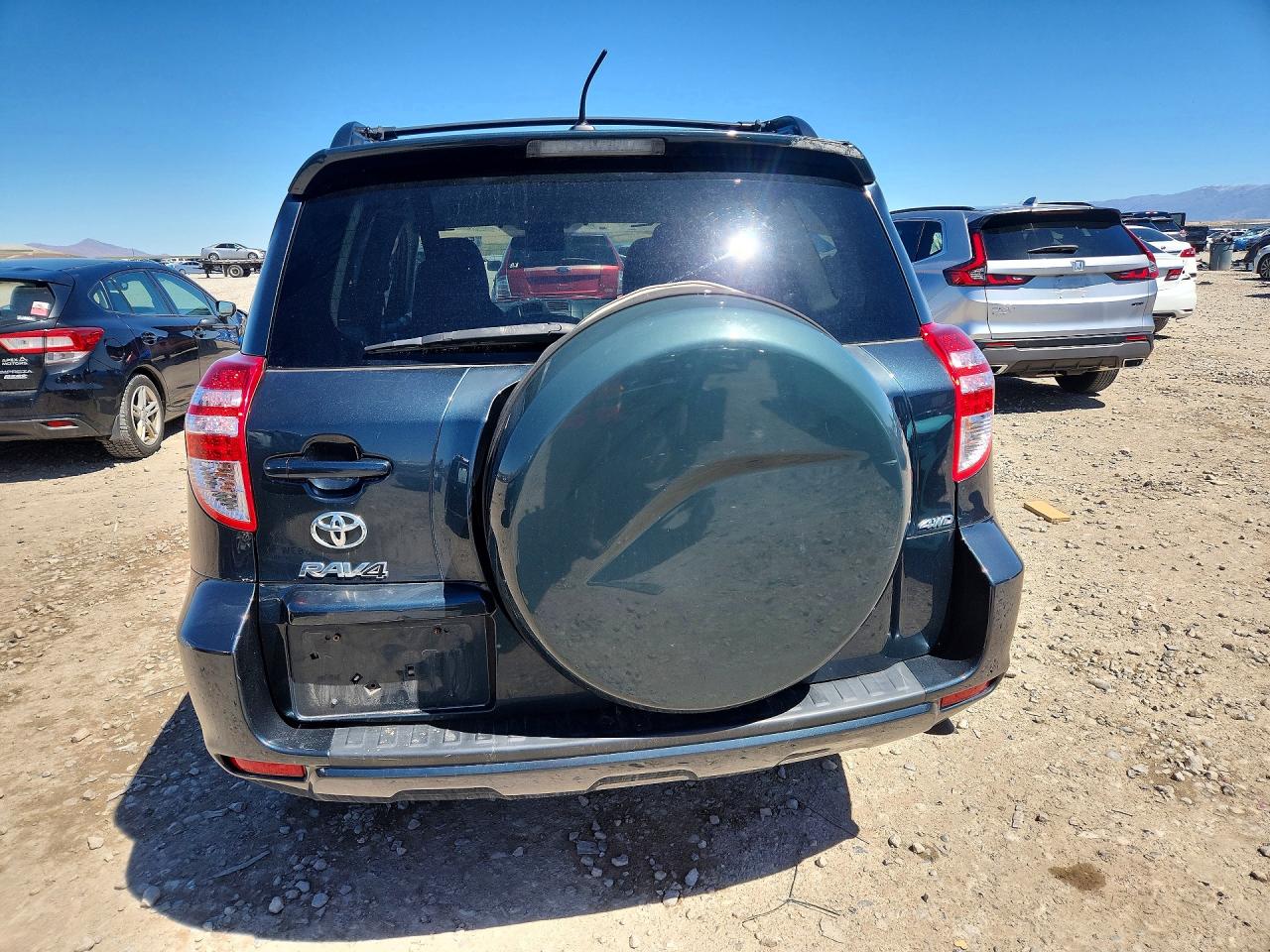 2012 Toyota Rav4 Base Black vin: 2T3BK4DV7CW090991