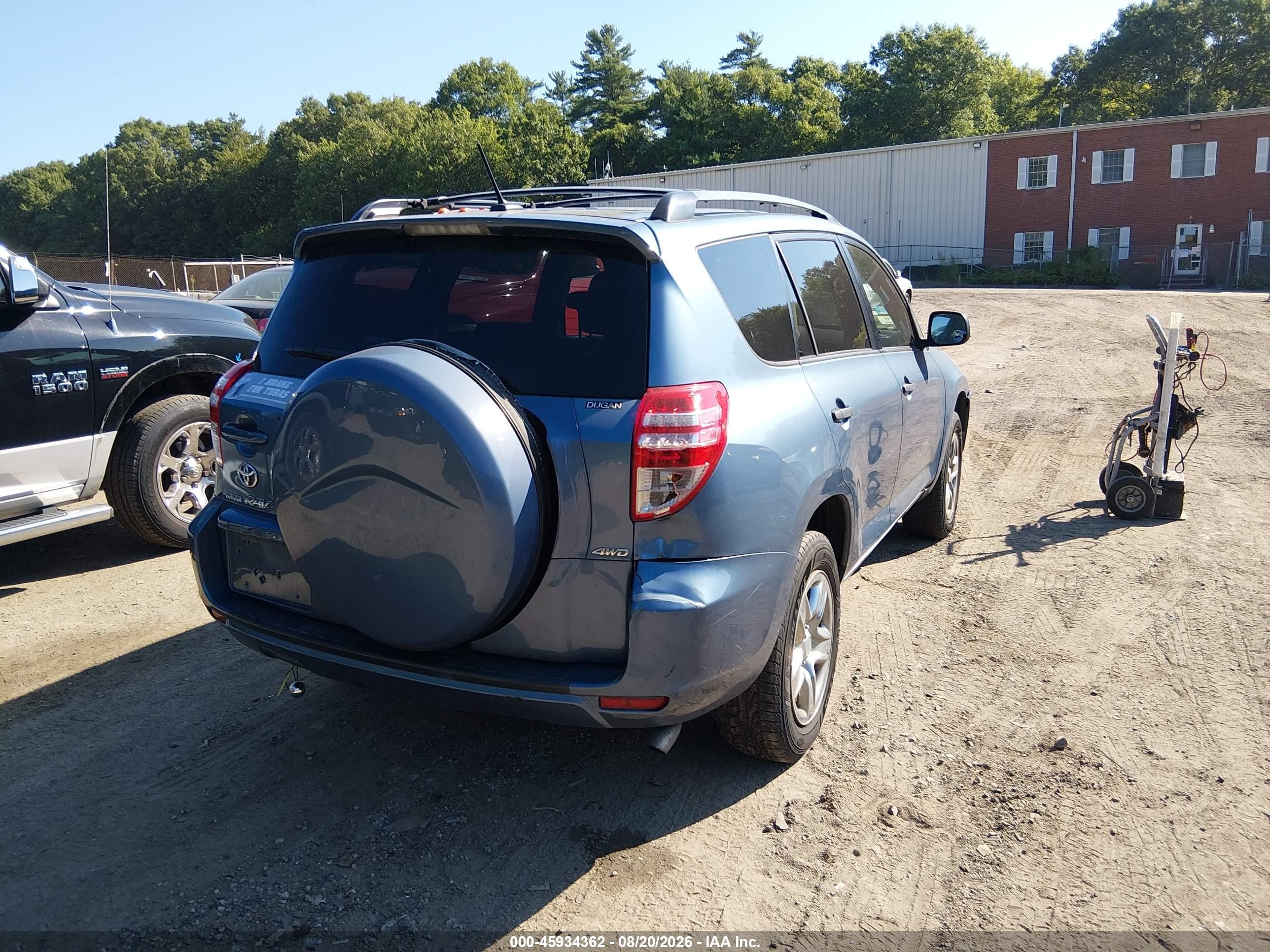 2010 Toyota Rav4 Base V6 Синий vin: 2T3BK4DV8AW017898