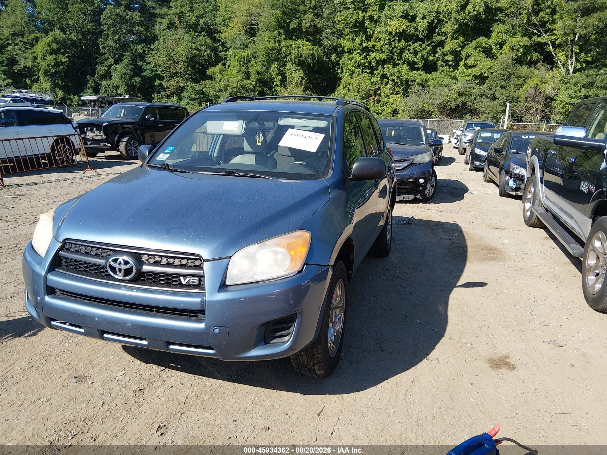 2010 Toyota Rav4 Base V6 Синий vin: 2T3BK4DV8AW017898