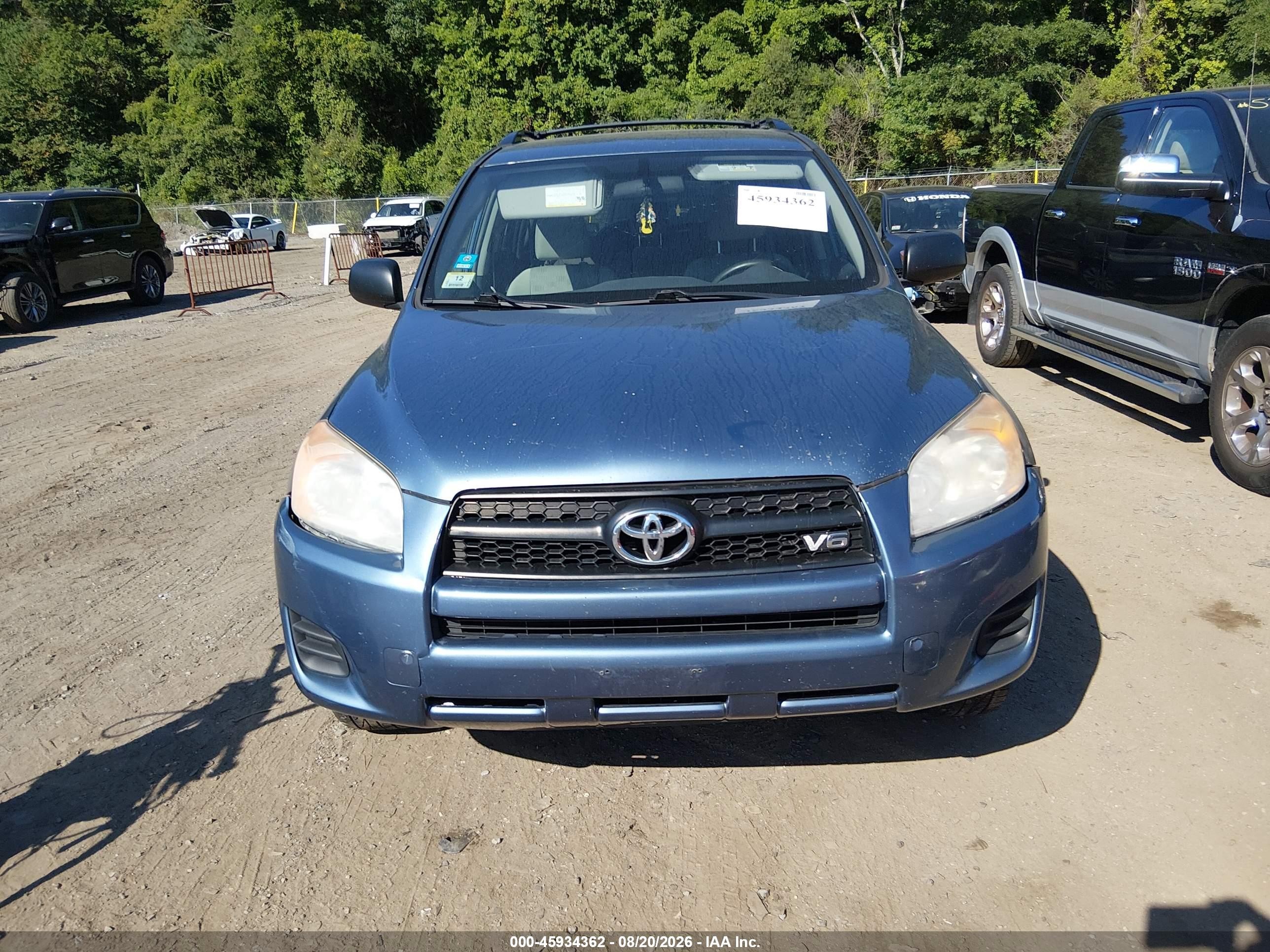 2010 Toyota Rav4 Base V6 Синий vin: 2T3BK4DV8AW017898