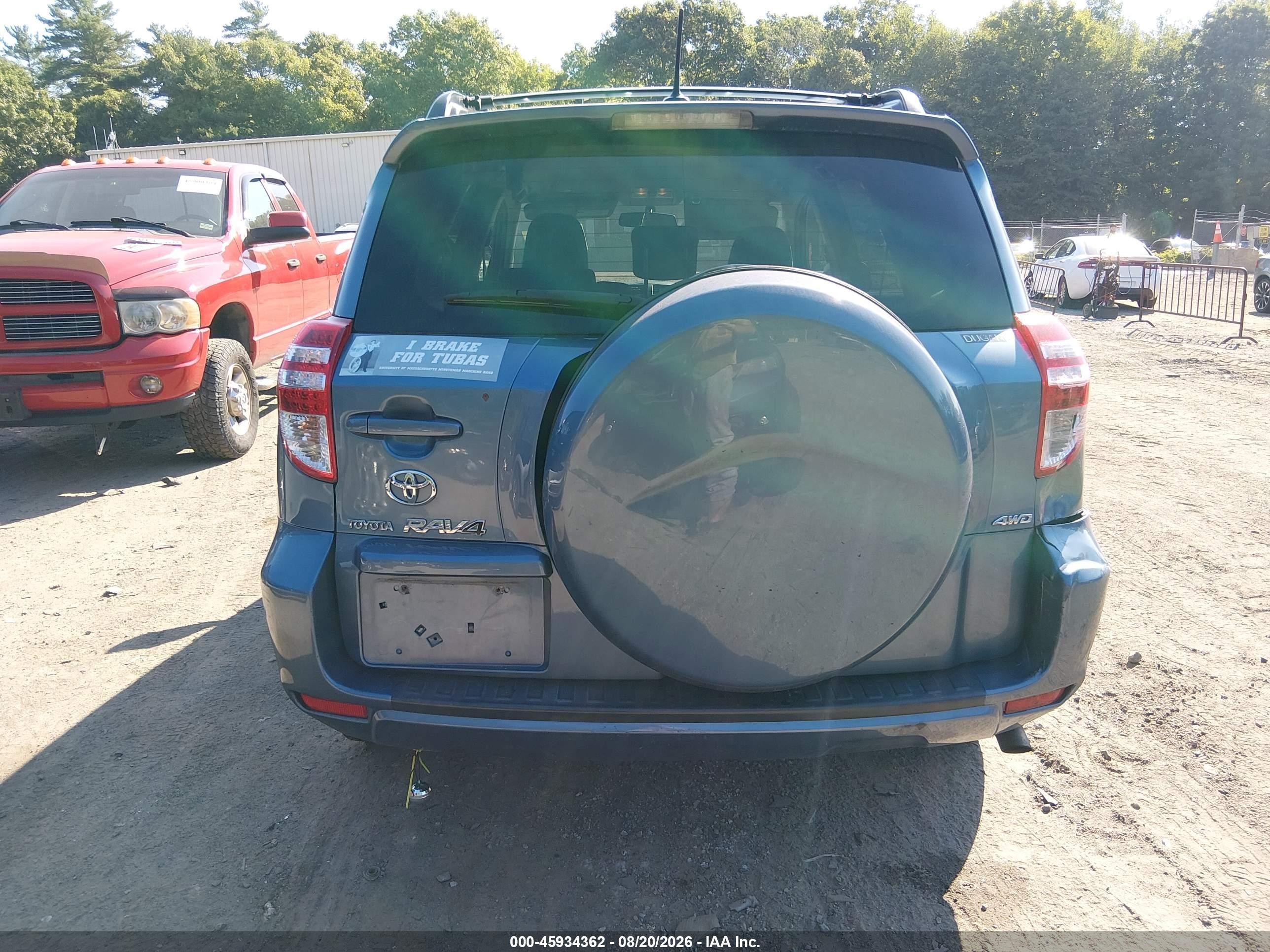 2010 Toyota Rav4 Base V6 Синий vin: 2T3BK4DV8AW017898