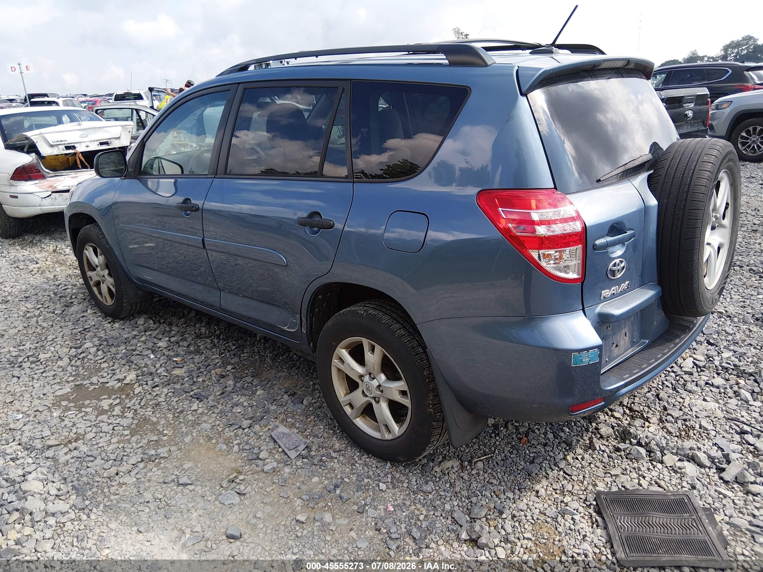 2011 Toyota Rav4 Base V6 Blue vin: 2T3BK4DV8BW057299