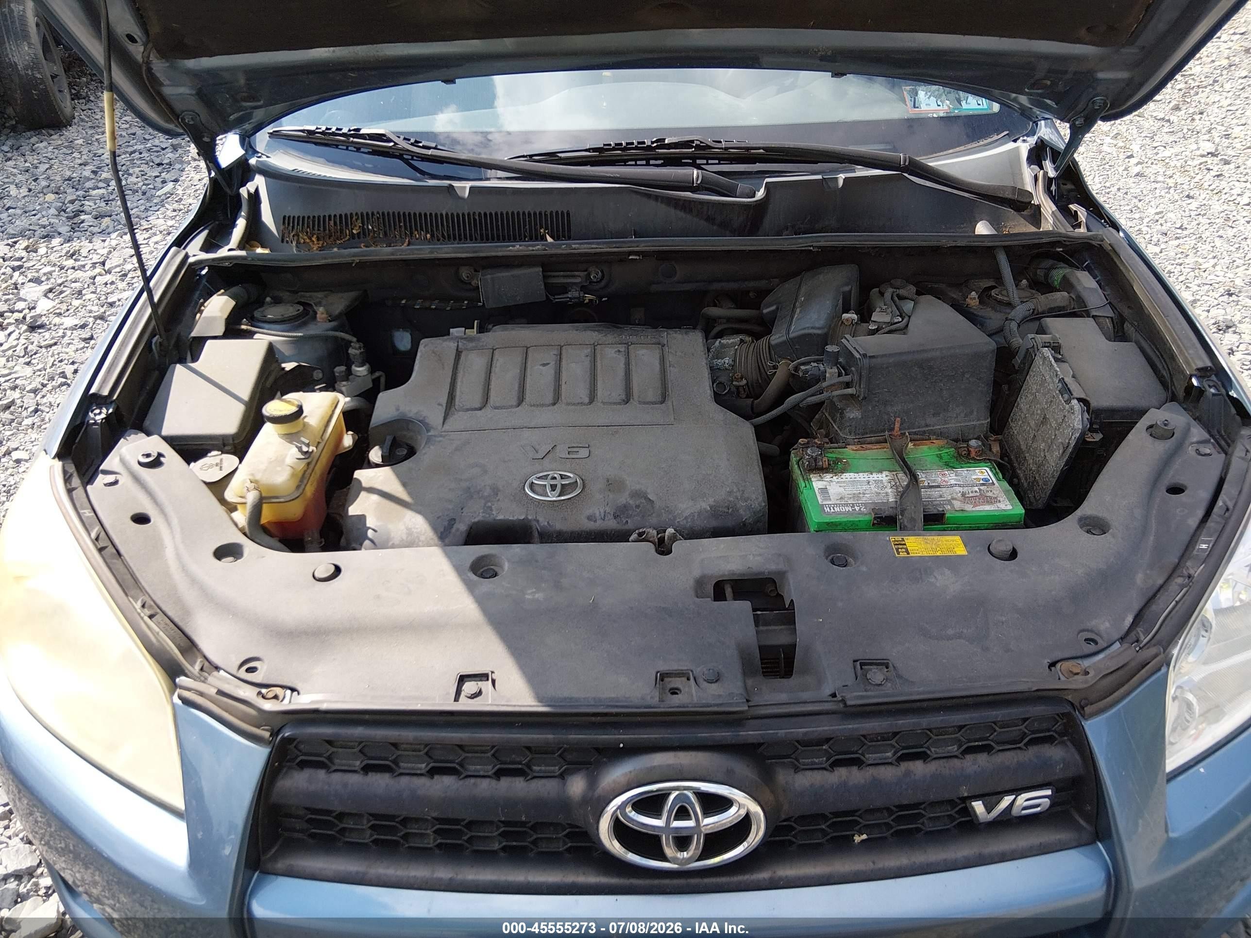 2011 Toyota Rav4 Base V6 Blue vin: 2T3BK4DV8BW057299
