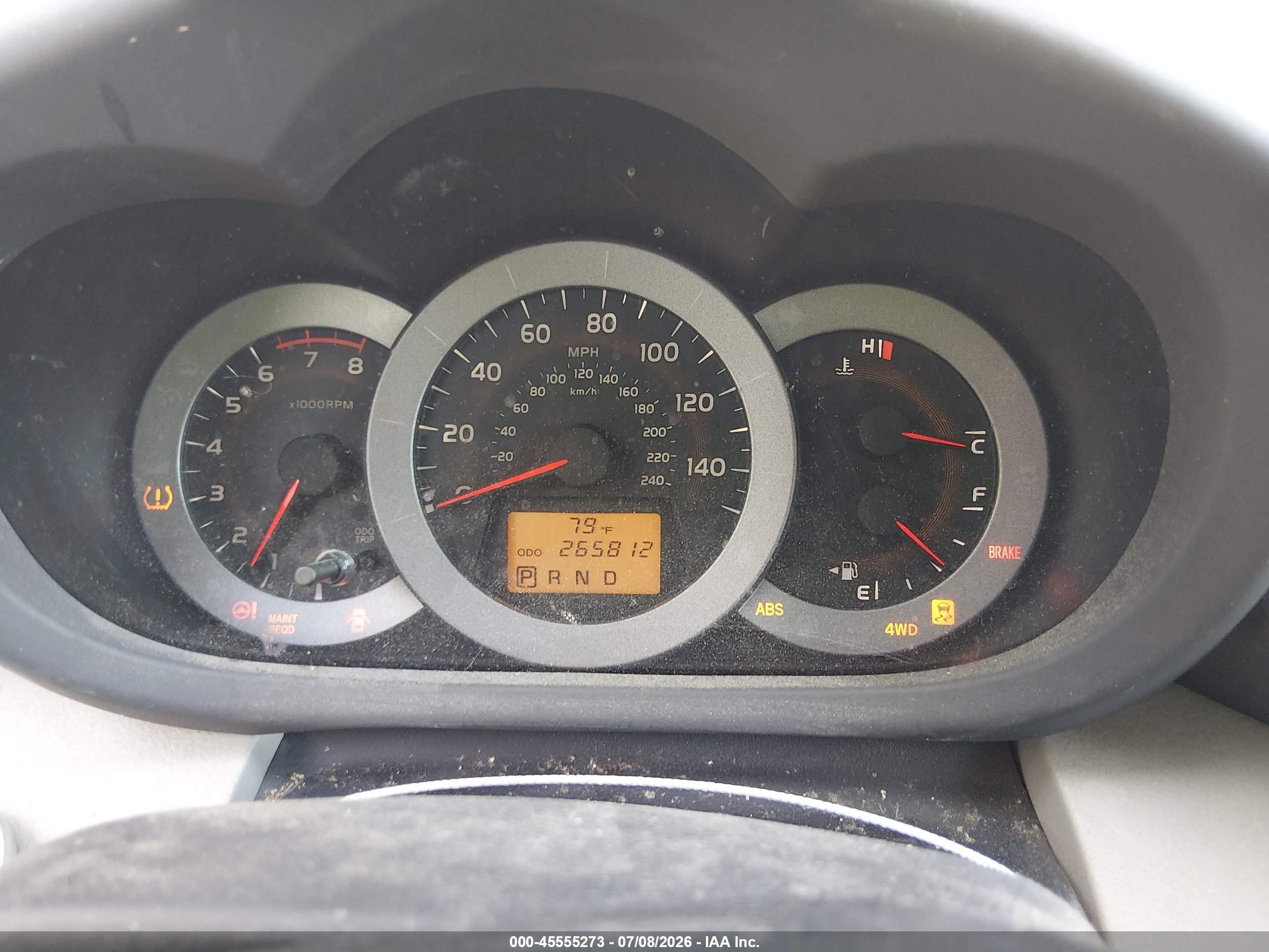 2011 Toyota Rav4 Base V6 Blue vin: 2T3BK4DV8BW057299