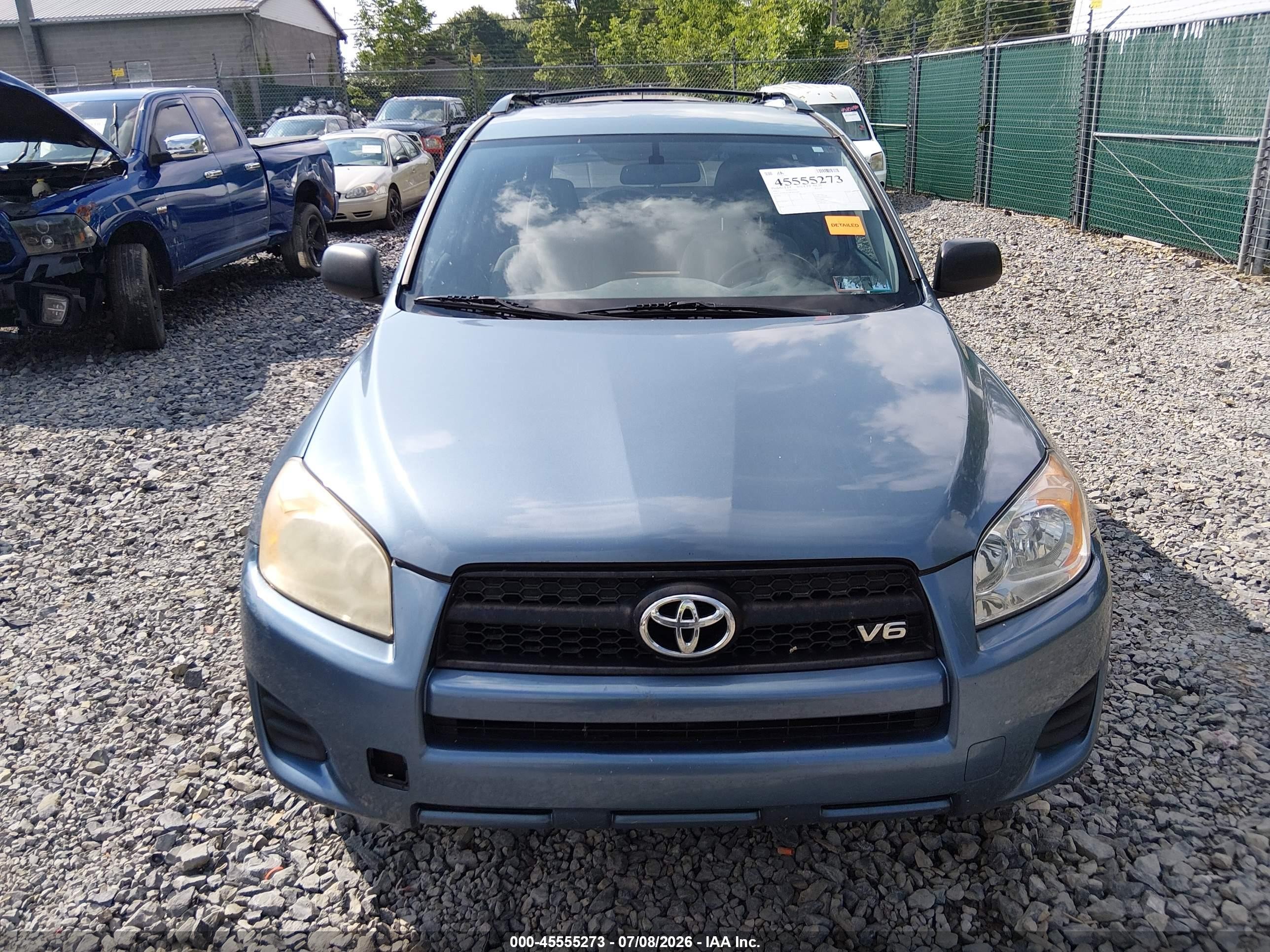 2011 Toyota Rav4 Base V6 Blue vin: 2T3BK4DV8BW057299