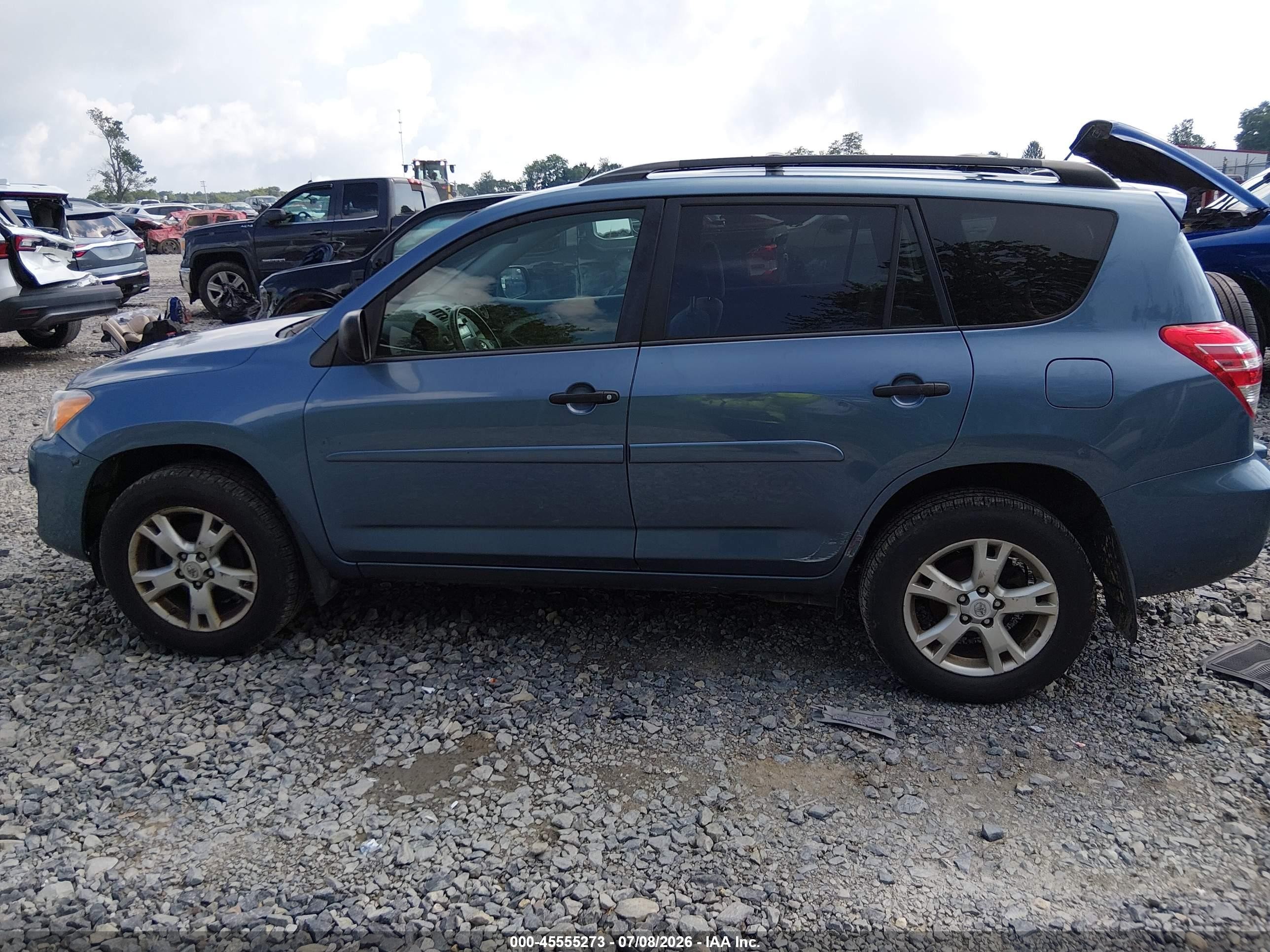 2011 Toyota Rav4 Base V6 Blue vin: 2T3BK4DV8BW057299
