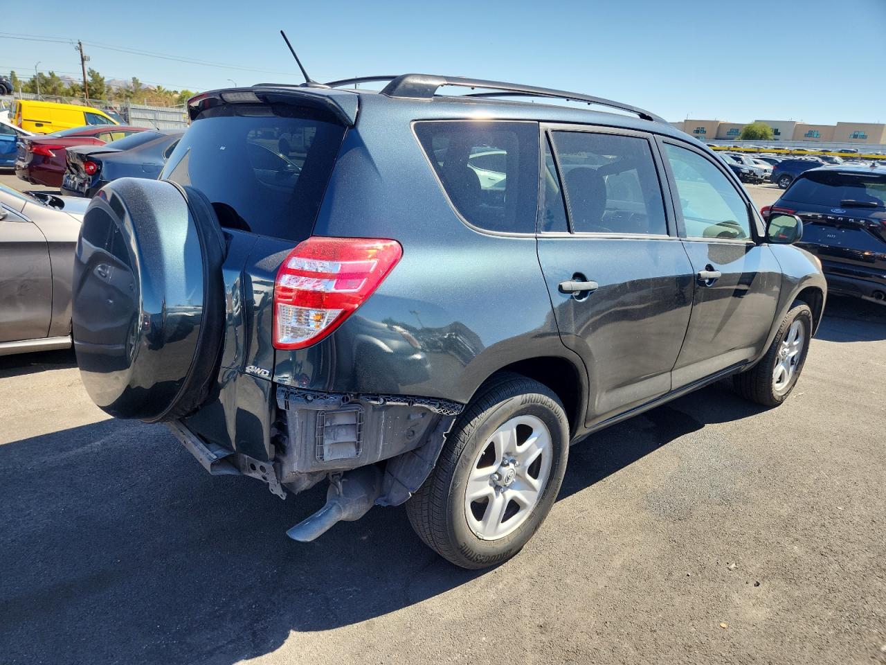 2011 Toyota Rav4 Green vin: 2T3BK4DV8BW059649