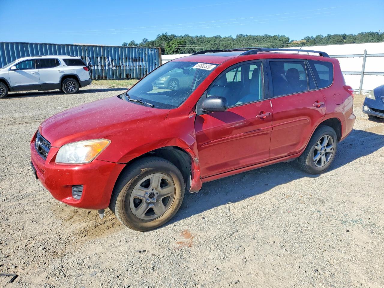 2012 Toyota Rav4 Base Red vin: 2T3BK4DV8CW071057