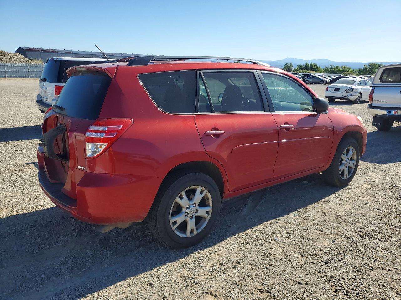2012 Toyota Rav4 Base Red vin: 2T3BK4DV8CW071057