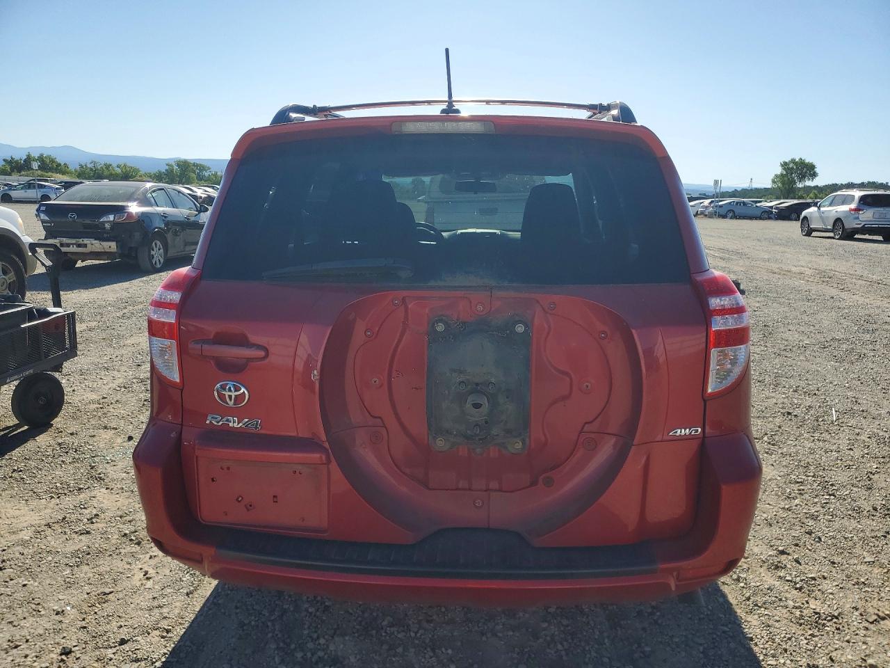 2012 Toyota Rav4 Base Red vin: 2T3BK4DV8CW071057